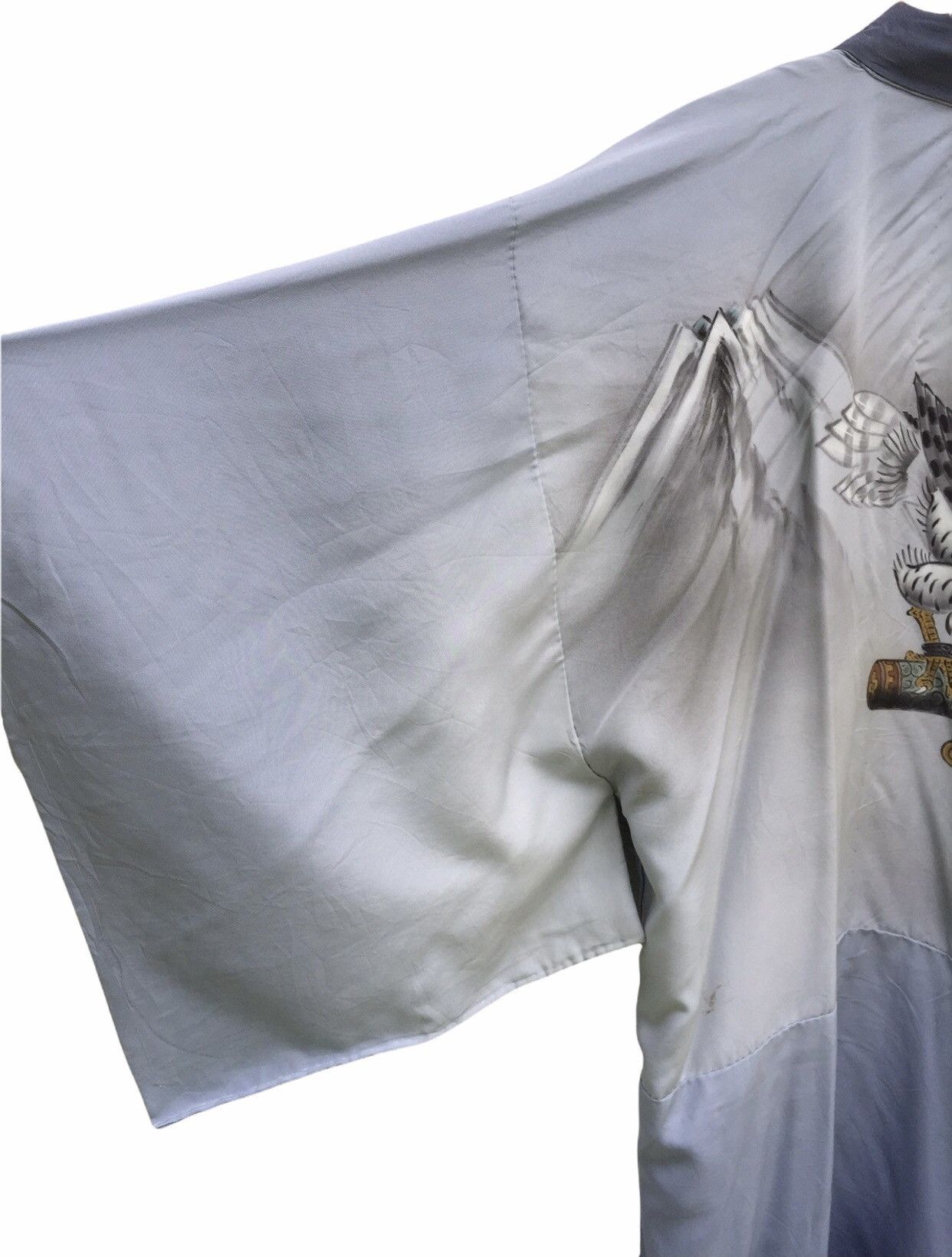 Japanese Brand Haori Long Kimono Eagle Rare Size US XL / EU 56 / 4 - 3 Thumbnail