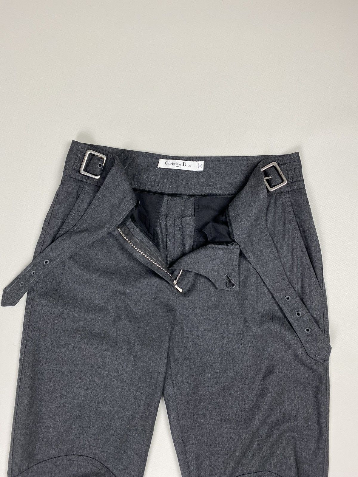 Dior × Vintage Rare VTG Christian Dior ladies Wool Pants Trousers Size US 4 Size 27" / US 4 / IT 40 - 11 Thumbnail