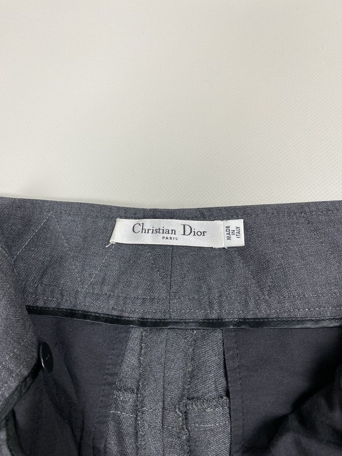 Dior × Vintage Rare VTG Christian Dior ladies Wool Pants Trousers Size US 4 Size 27" / US 4 / IT 40 - 12 Thumbnail