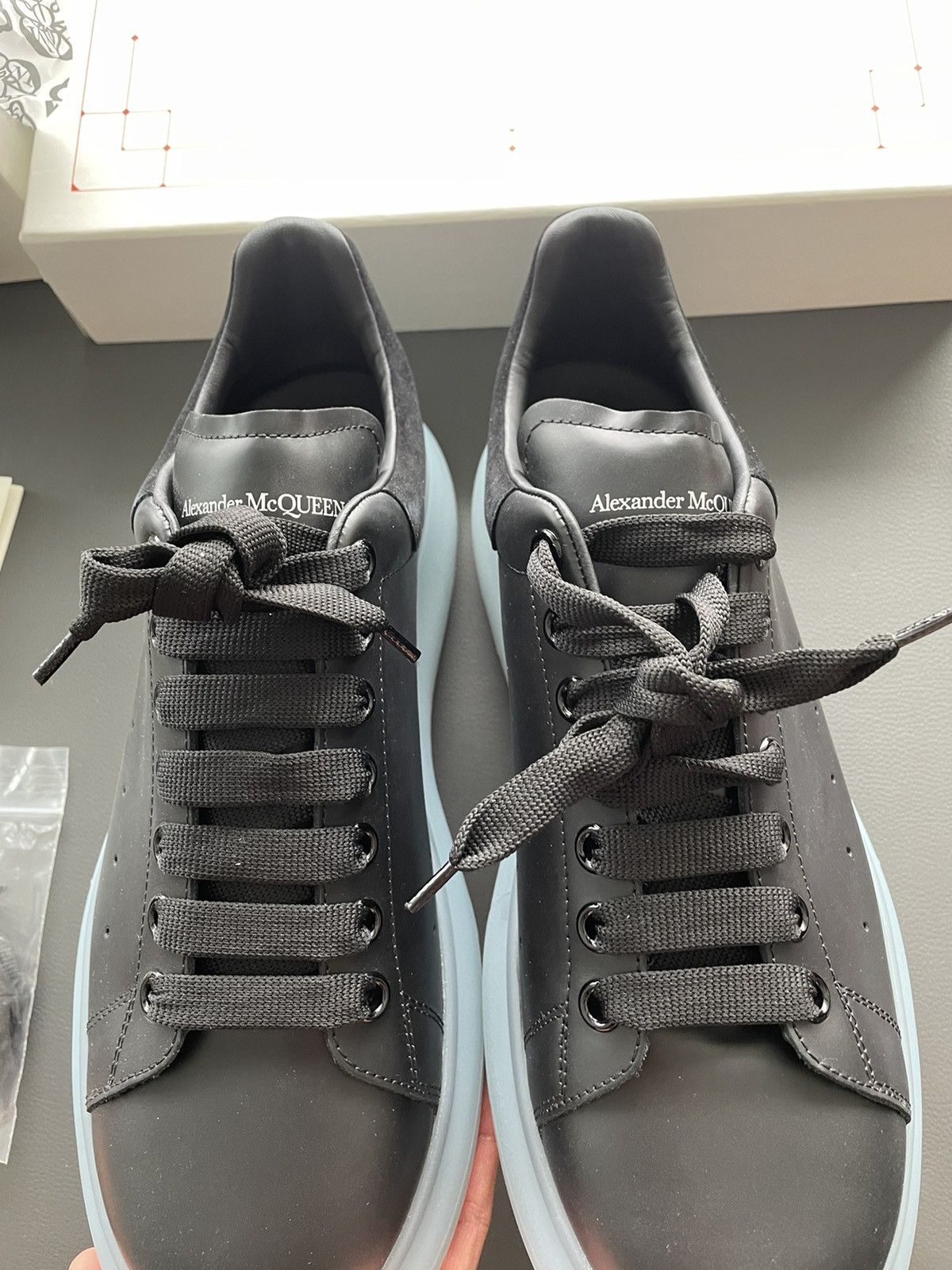 Alexander McQueen Limited Edition Alexander McQueen Leather Sneaker Size US 11.5 / EU 44-45 - 19 Thumbnail