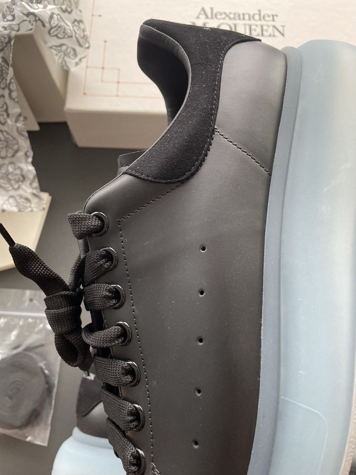 Alexander McQueen Limited Edition Alexander McQueen Leather Sneaker Size US 11.5 / EU 44-45 - 18 Thumbnail