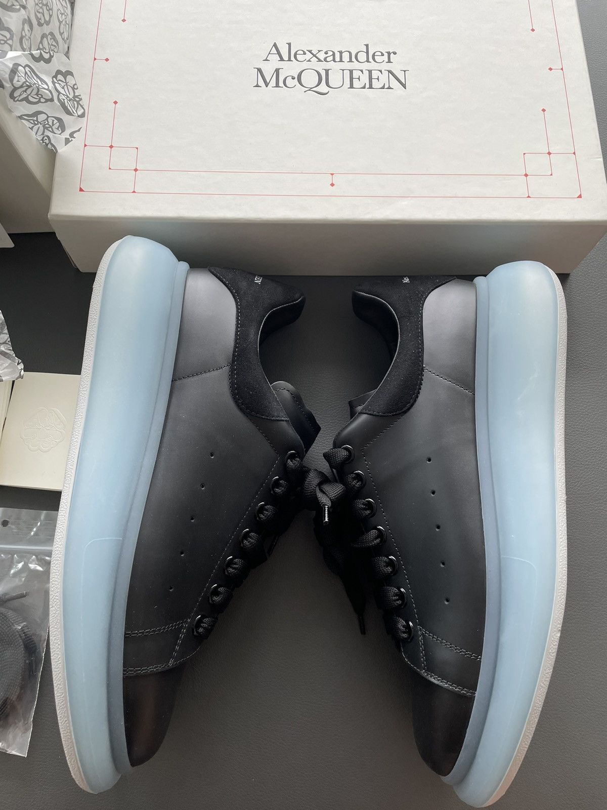 Alexander McQueen Limited Edition Alexander McQueen Leather Sneaker Size US 11.5 / EU 44-45 - 16 Thumbnail