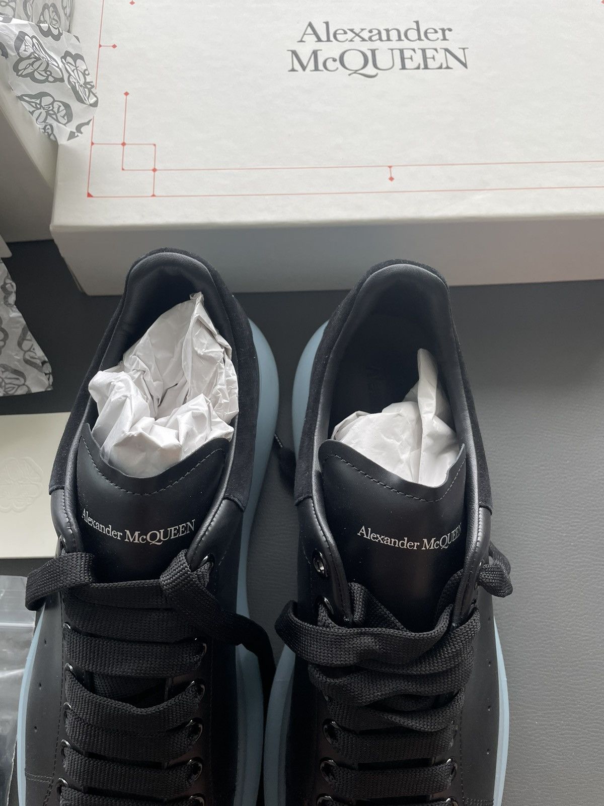Alexander McQueen Limited Edition Alexander McQueen Leather Sneaker Size US 11.5 / EU 44-45 - 13 Thumbnail