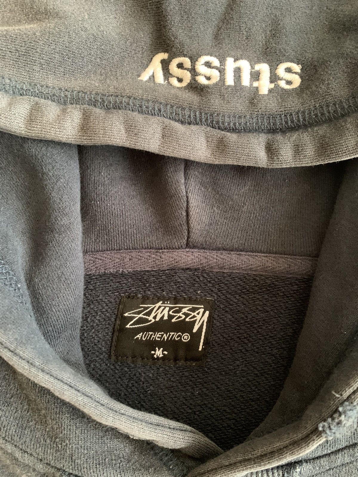 Stussy Sick🔥Sunfaded Stussy Troops Embroidered American Flag Hoodie Size US M / EU 48-50 / 2 - 15 Thumbnail