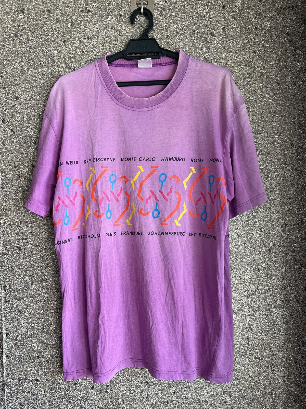 image of Vintage Tshirt Ft6 in Purple, Men's (Size XL)