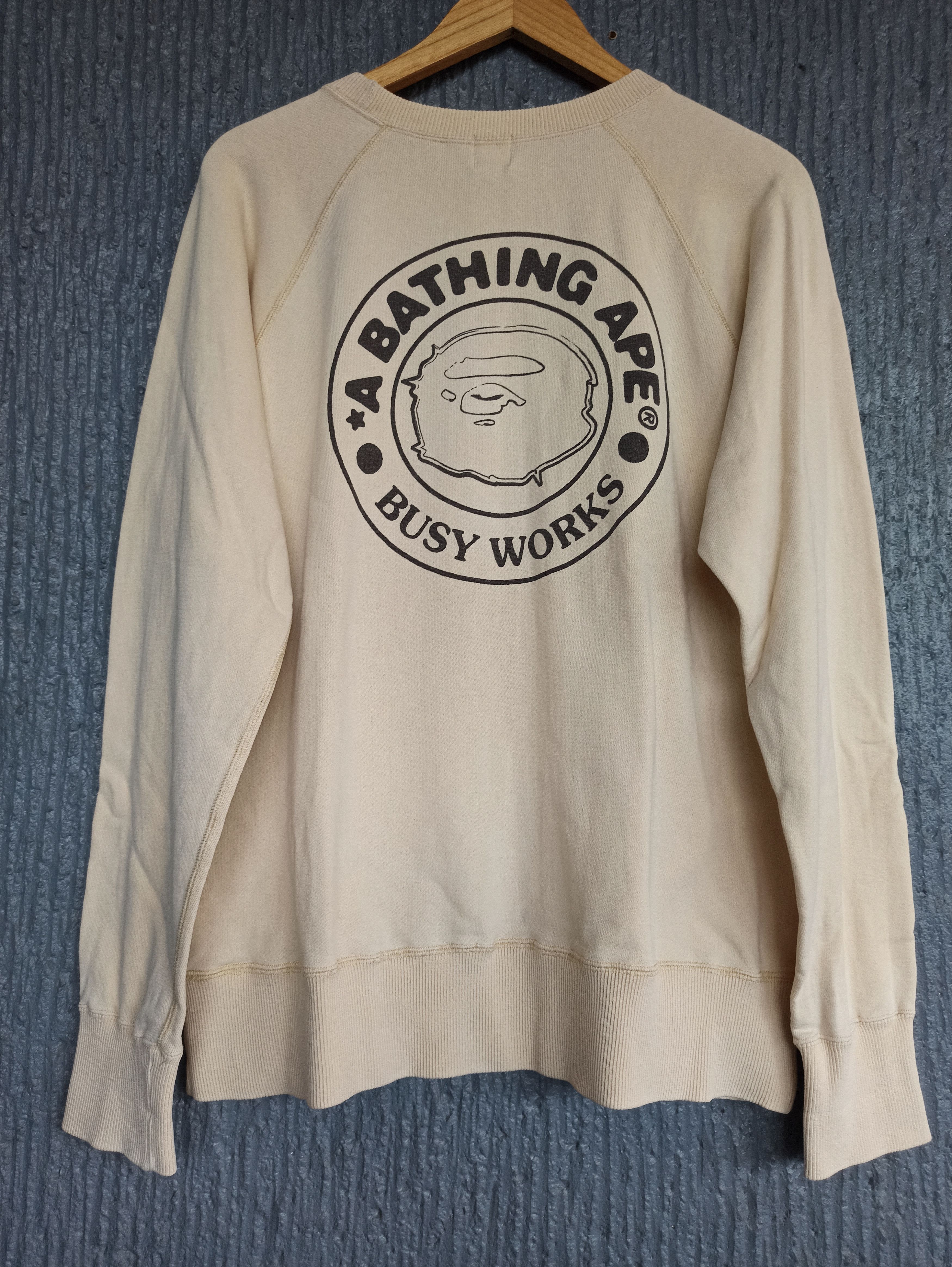 Bape OG Bape Busy Works Crewneck Size US L / EU 52-54 / 3 - 5 Thumbnail