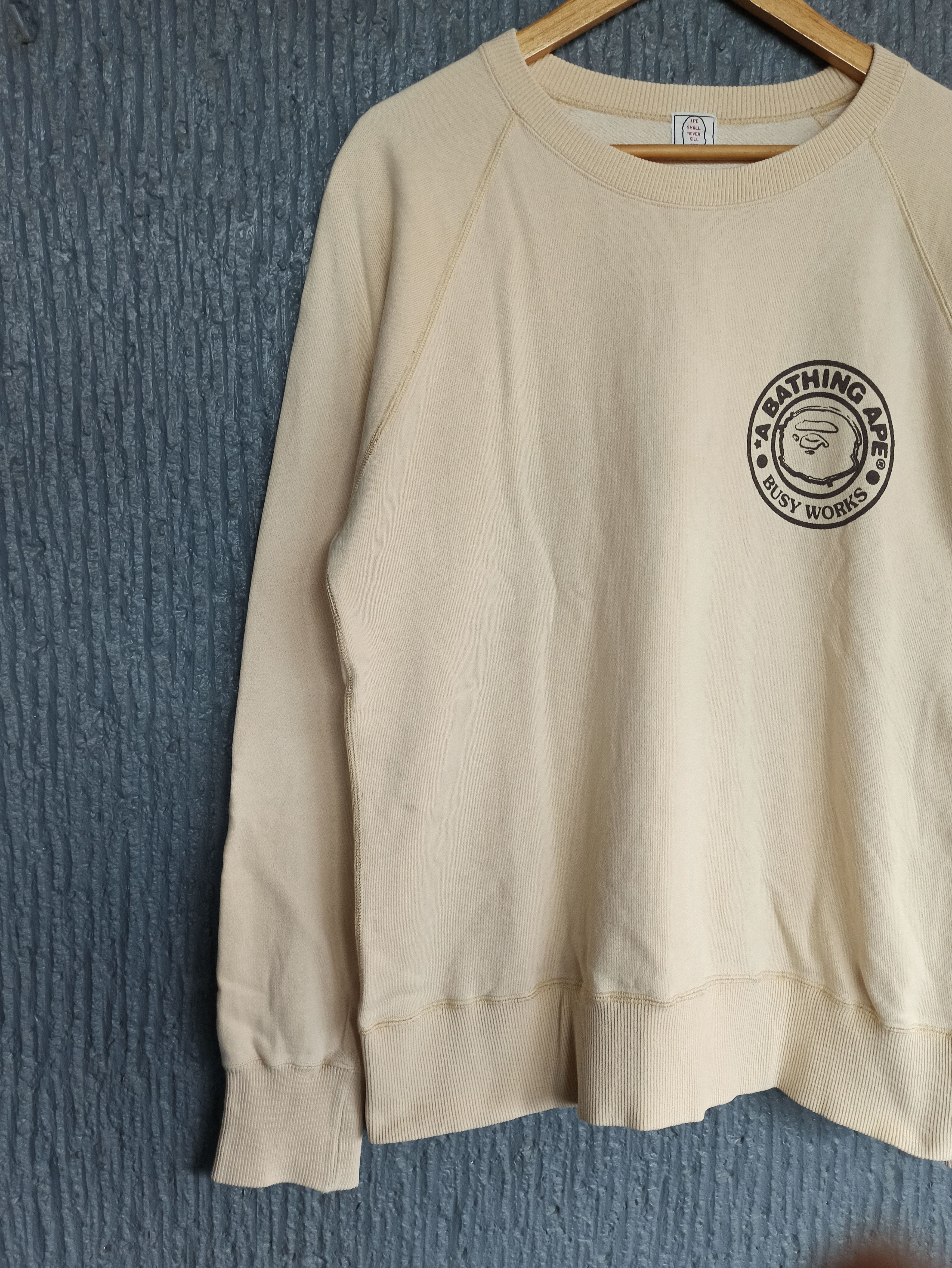 Bape OG Bape Busy Works Crewneck Size US L / EU 52-54 / 3 - 3 Thumbnail