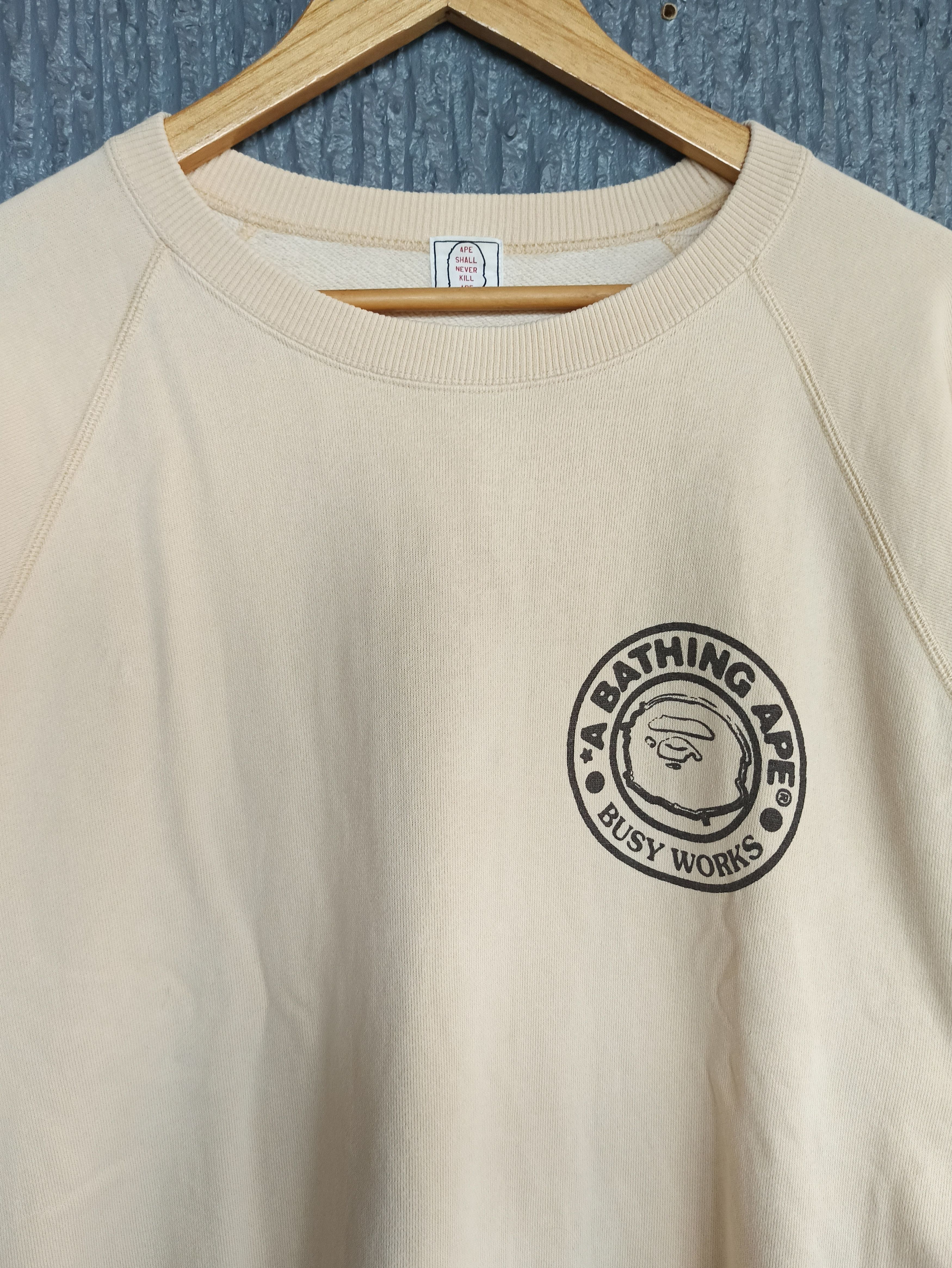 Bape OG Bape Busy Works Crewneck Size US L / EU 52-54 / 3 - 2 Thumbnail