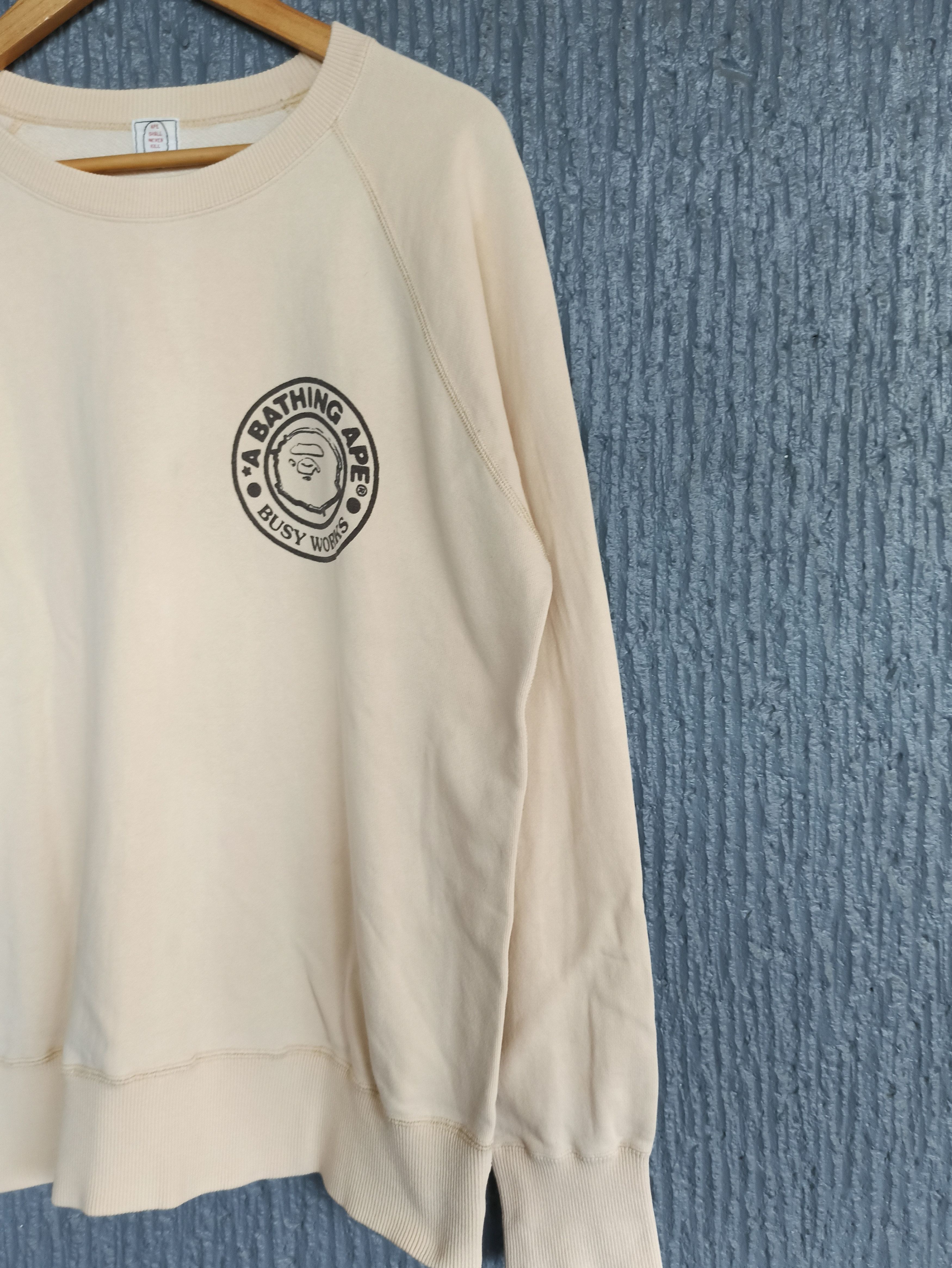 Bape OG Bape Busy Works Crewneck Size US L / EU 52-54 / 3 - 4 Thumbnail