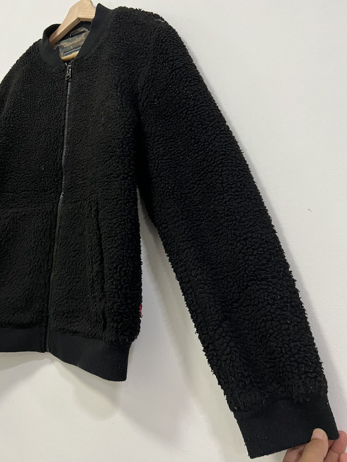 Levi's Vintage Levis Deep Pile Zip Up Jacket Size US M / EU 48-50 / 2 - 2 Thumbnail