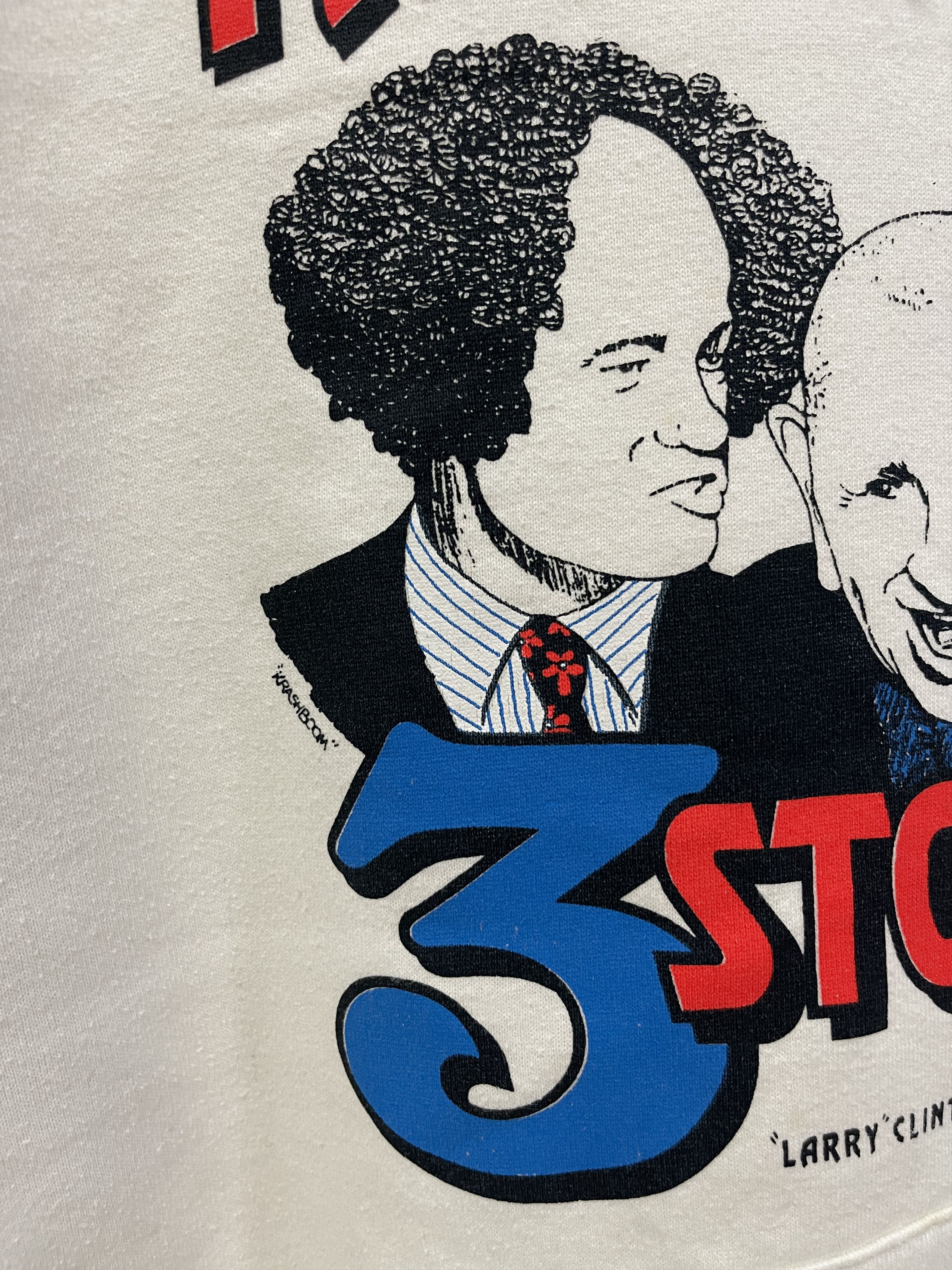 Vintage 1992 Three Stooges Presidential Candidates Parody Hoodie Size US M / EU 48-50 / 2 - 3 Thumbnail