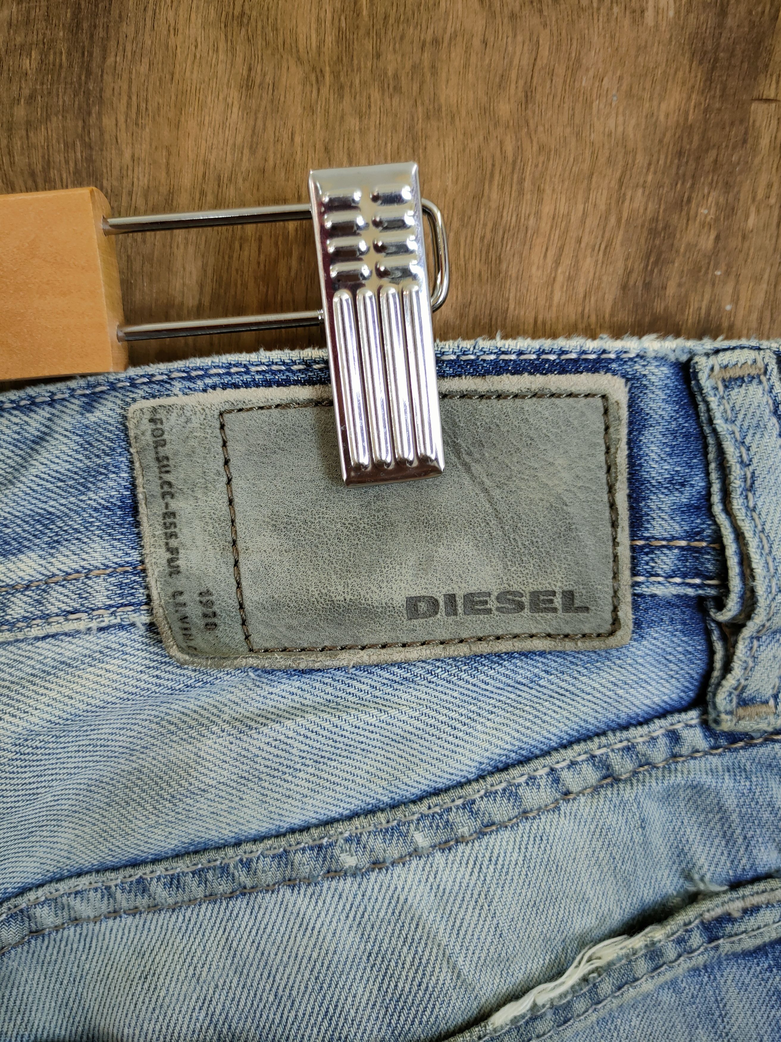 Diesel Diesel Waykee distressed dirty denim streewear pants#46-752 Size US 30 / EU 46 - 12 Thumbnail