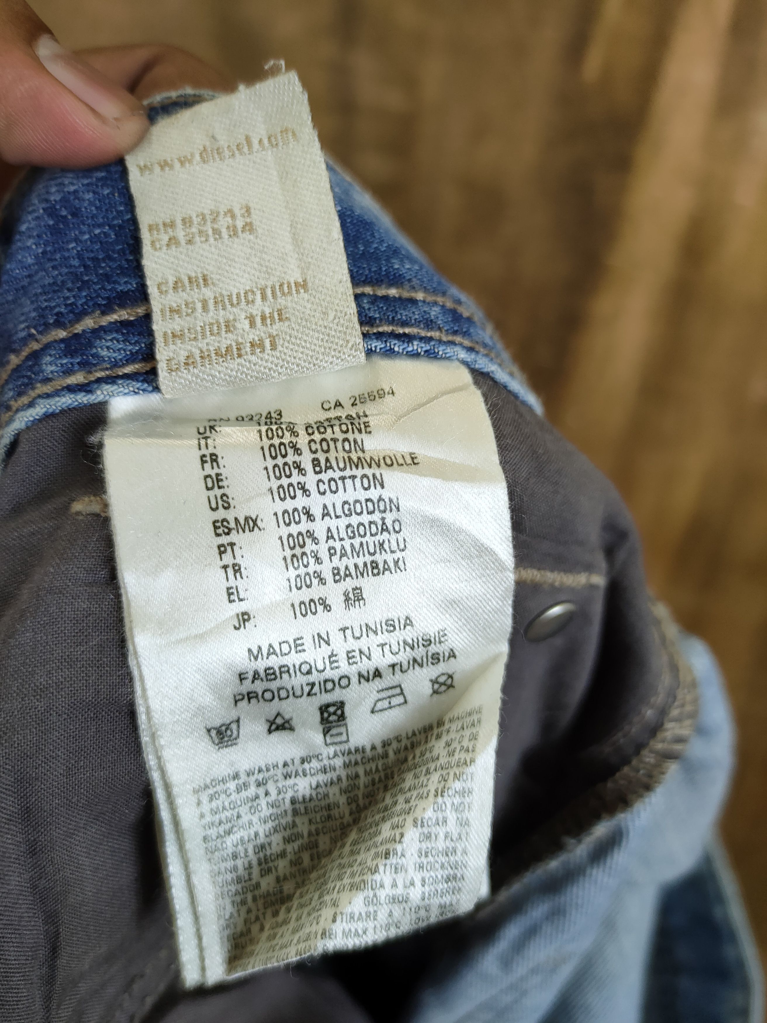 Diesel Diesel Waykee distressed dirty denim streewear pants#46-752 Size US 30 / EU 46 - 16 Thumbnail