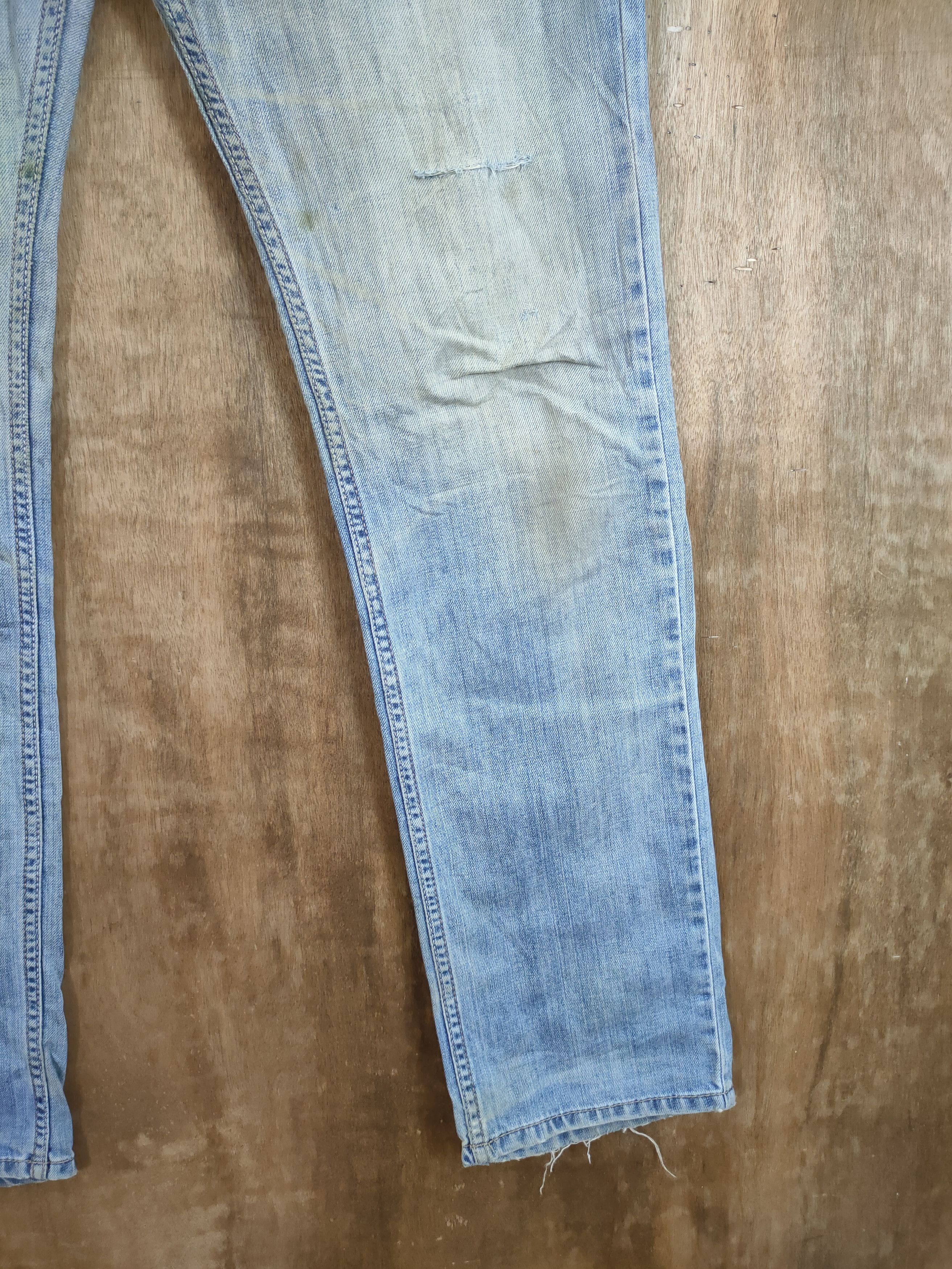 Diesel Diesel Waykee distressed dirty denim streewear pants#46-752 Size US 30 / EU 46 - 2 Thumbnail