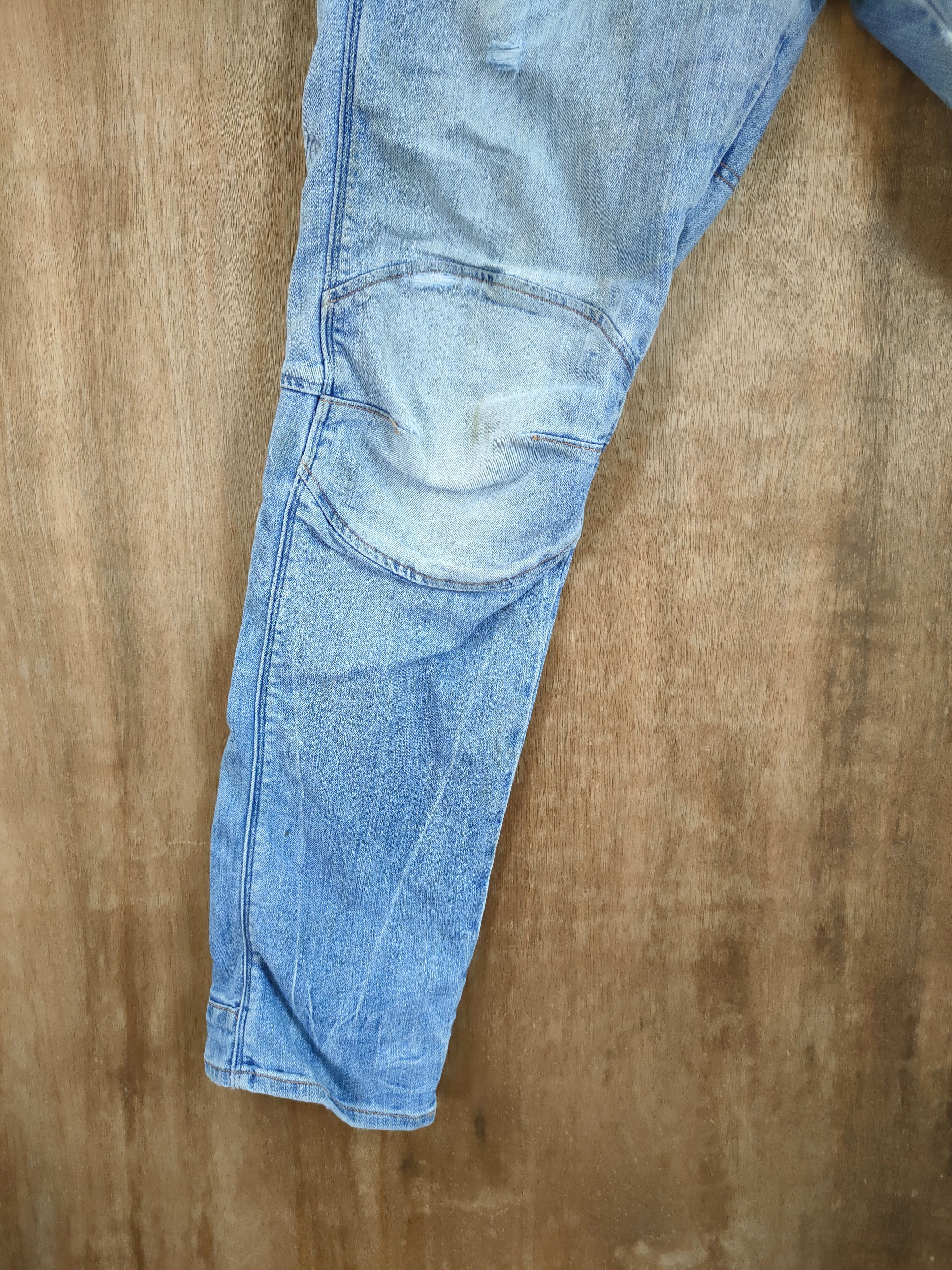 G-Star Gstar Raw 3D Tapered distressed Denim jeans #46-886 Size US 28 / EU 44 - 2 Thumbnail