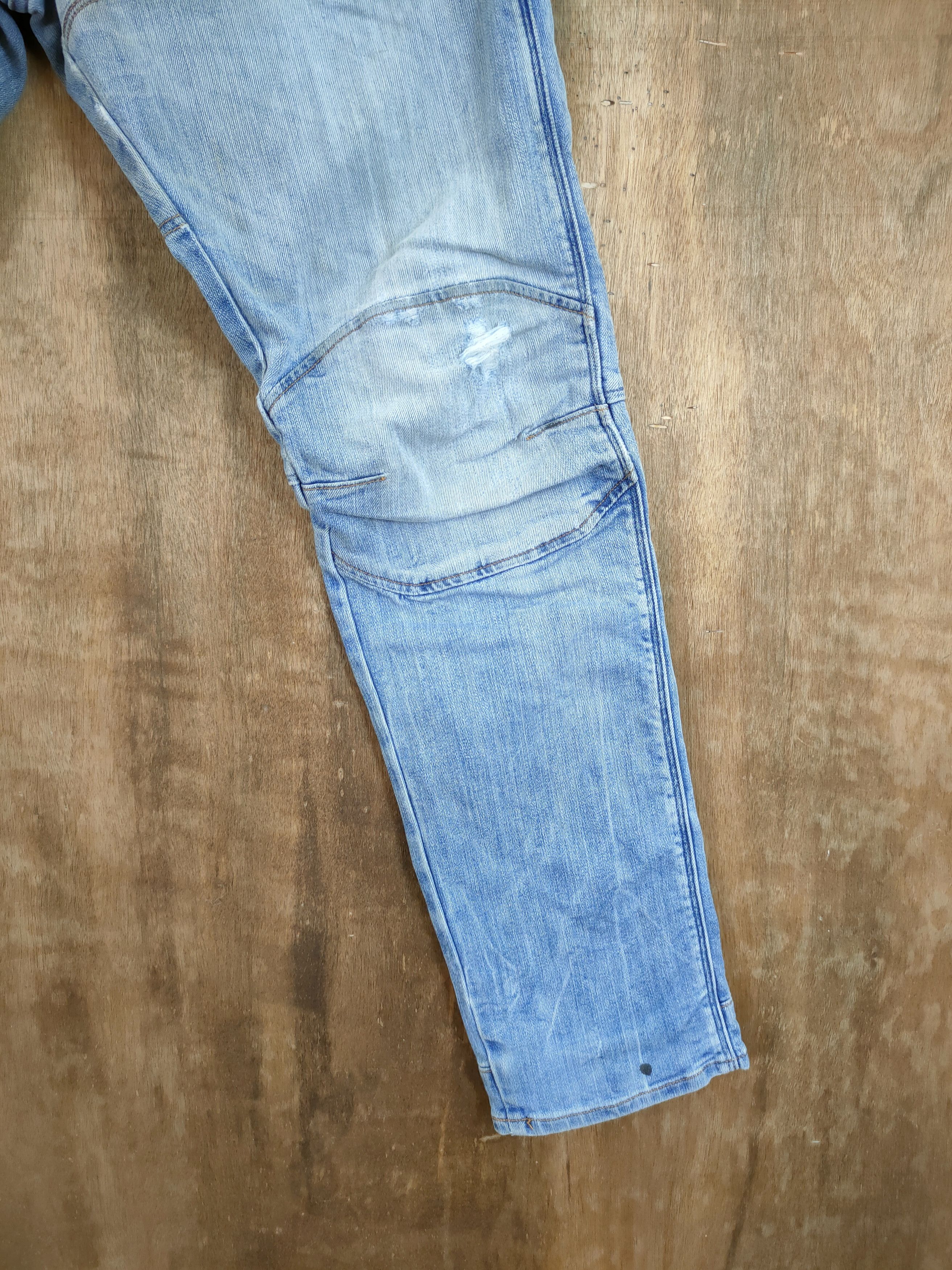 G-Star Gstar Raw 3D Tapered distressed Denim jeans #46-886 Size US 28 / EU 44 - 3 Thumbnail
