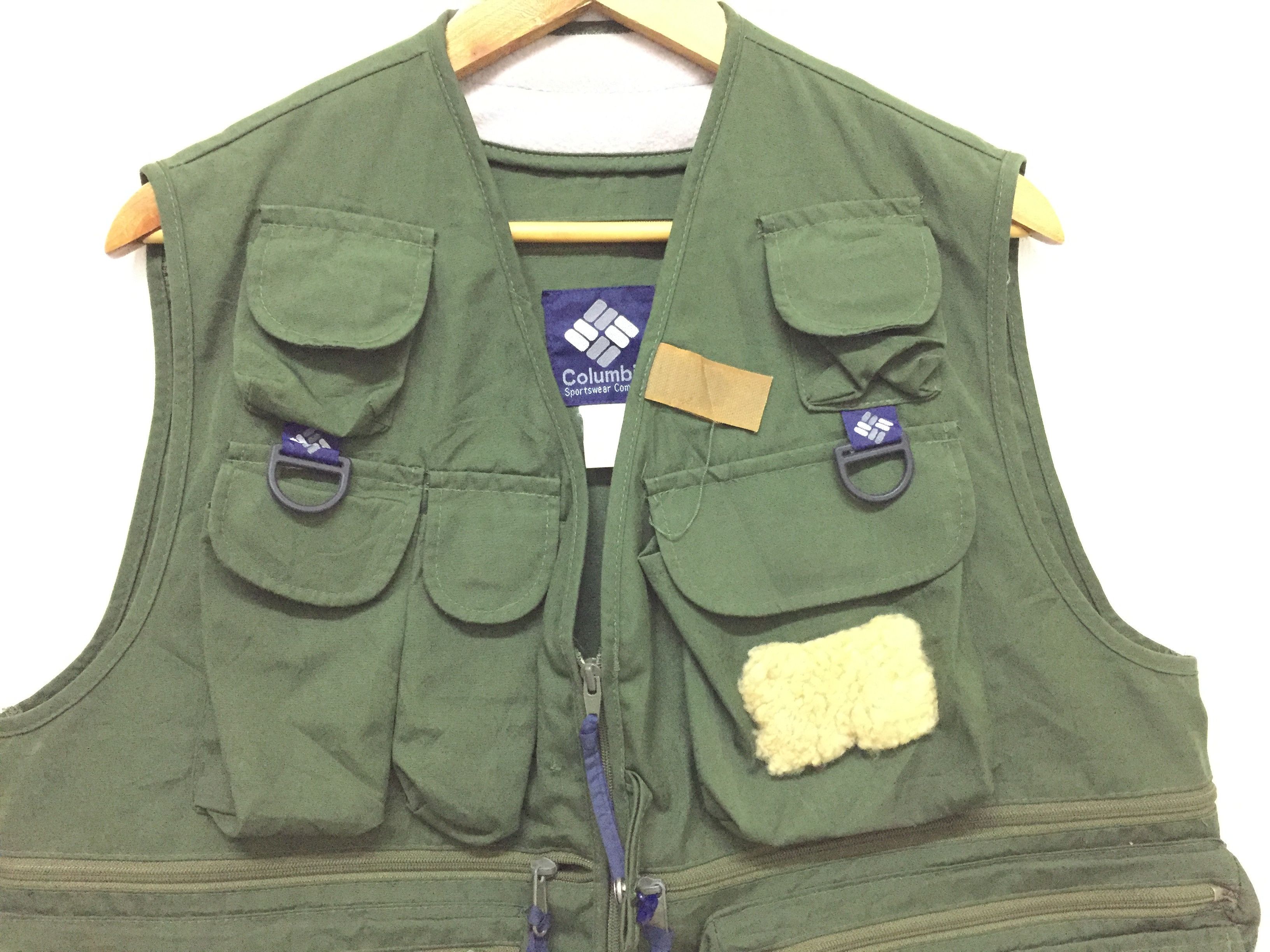 Columbia × Vintage 90's Columbia tactical vest backpack jacket Size US S / EU 44-46 / 1 - 3 Thumbnail