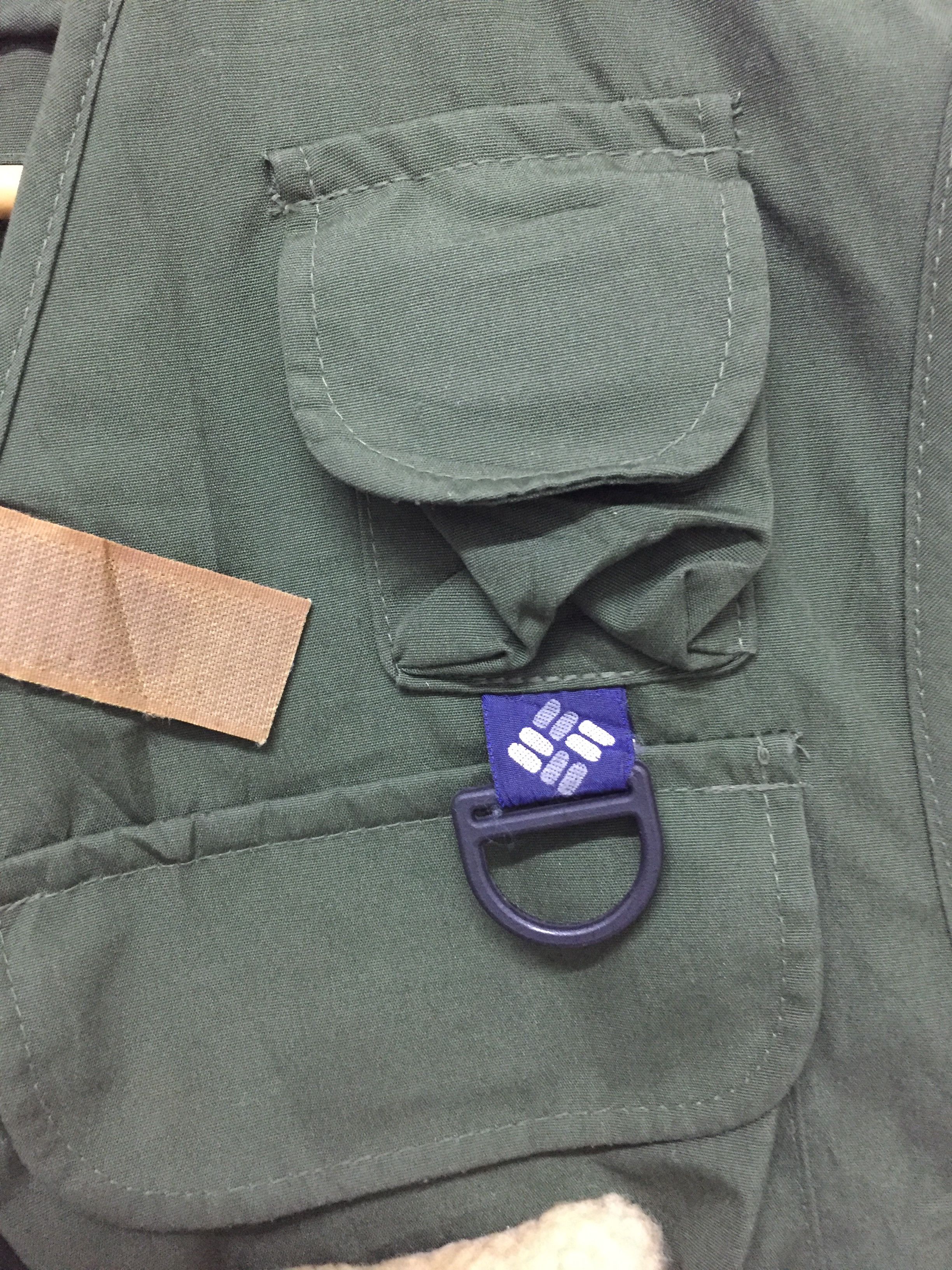 Columbia × Vintage 90's Columbia tactical vest backpack jacket Size US S / EU 44-46 / 1 - 6 Thumbnail