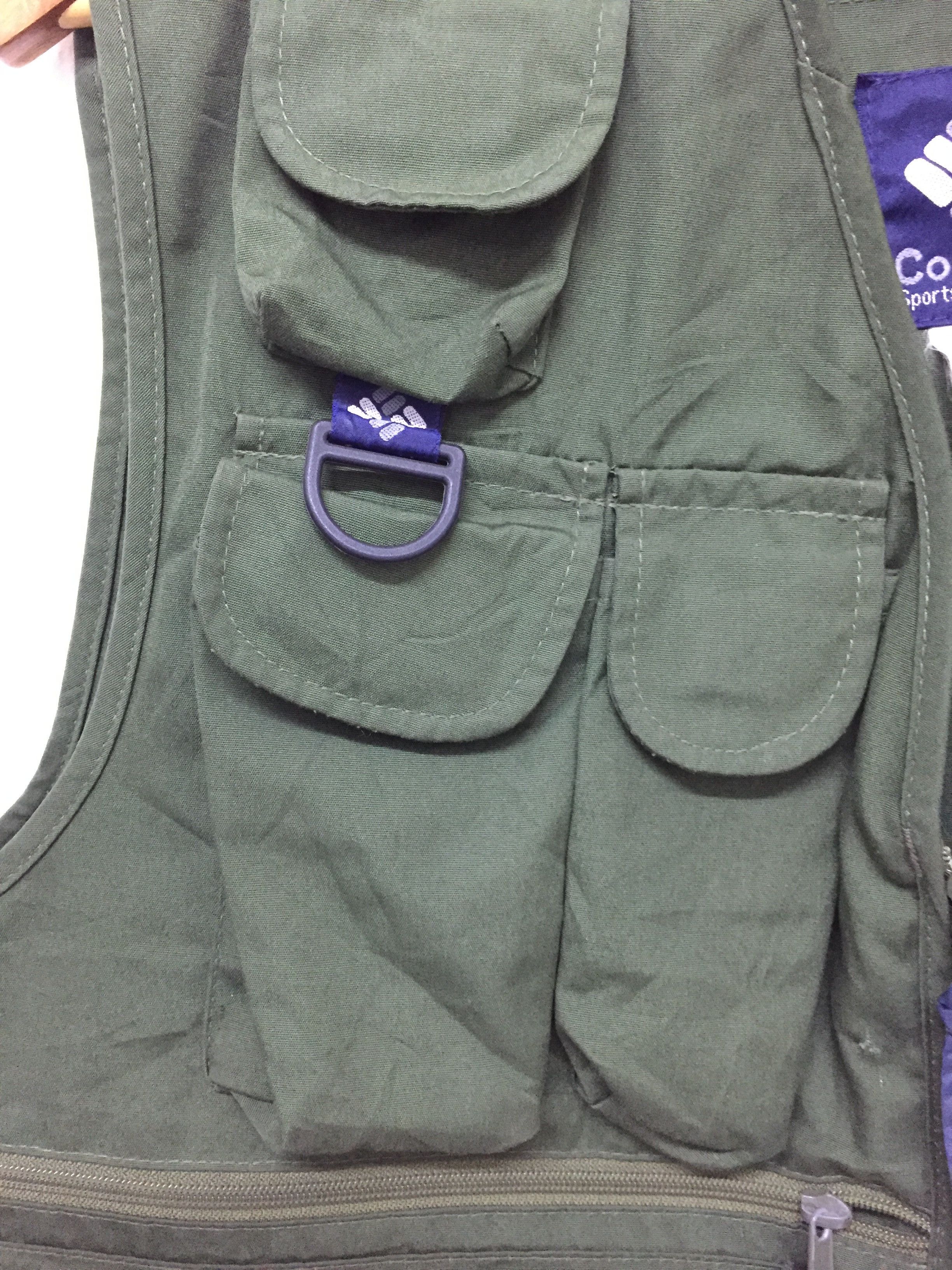 Columbia × Vintage 90's Columbia tactical vest backpack jacket Size US S / EU 44-46 / 1 - 7 Thumbnail