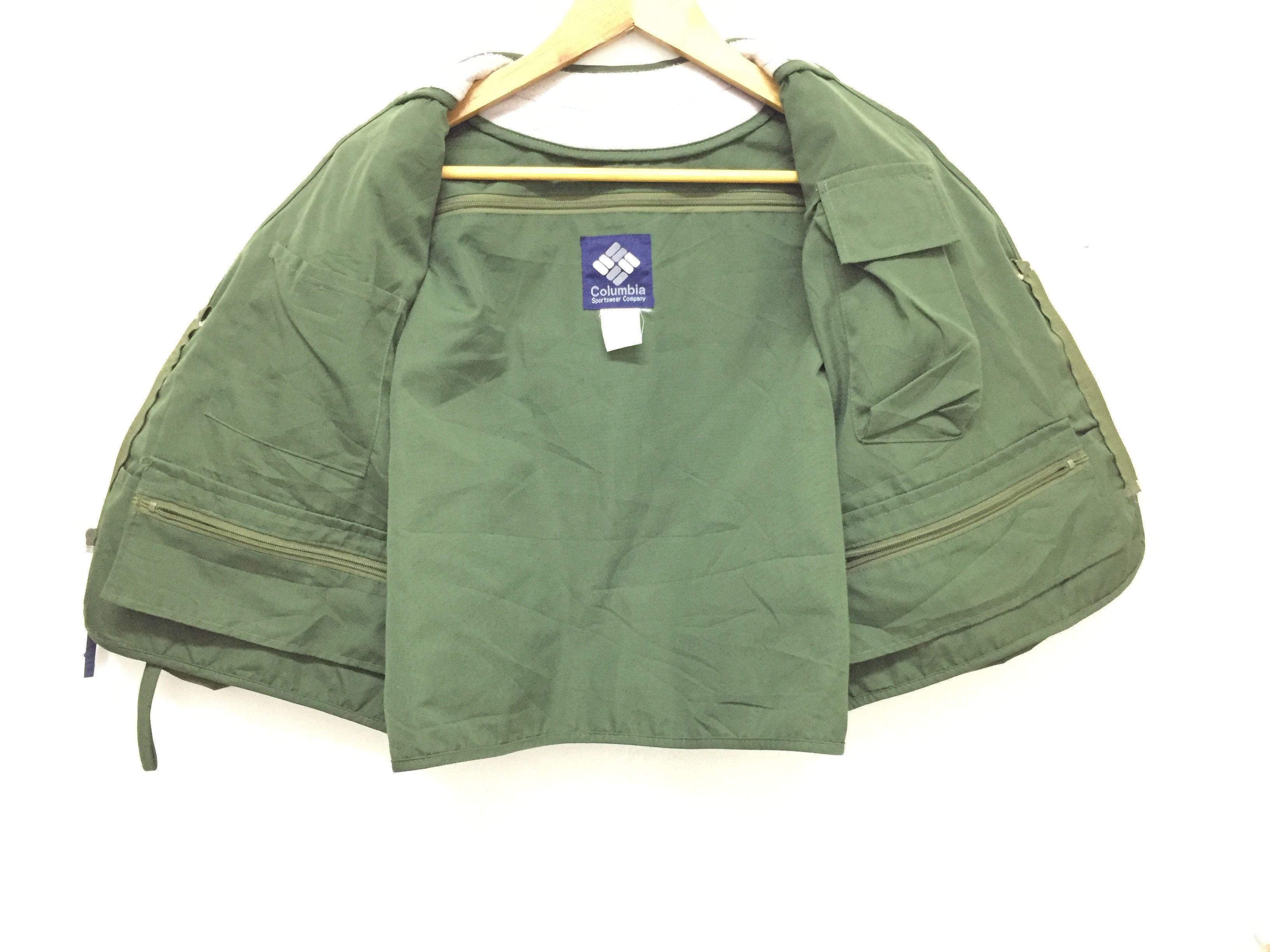 Columbia × Vintage 90's Columbia tactical vest backpack jacket Size US S / EU 44-46 / 1 - 11 Thumbnail