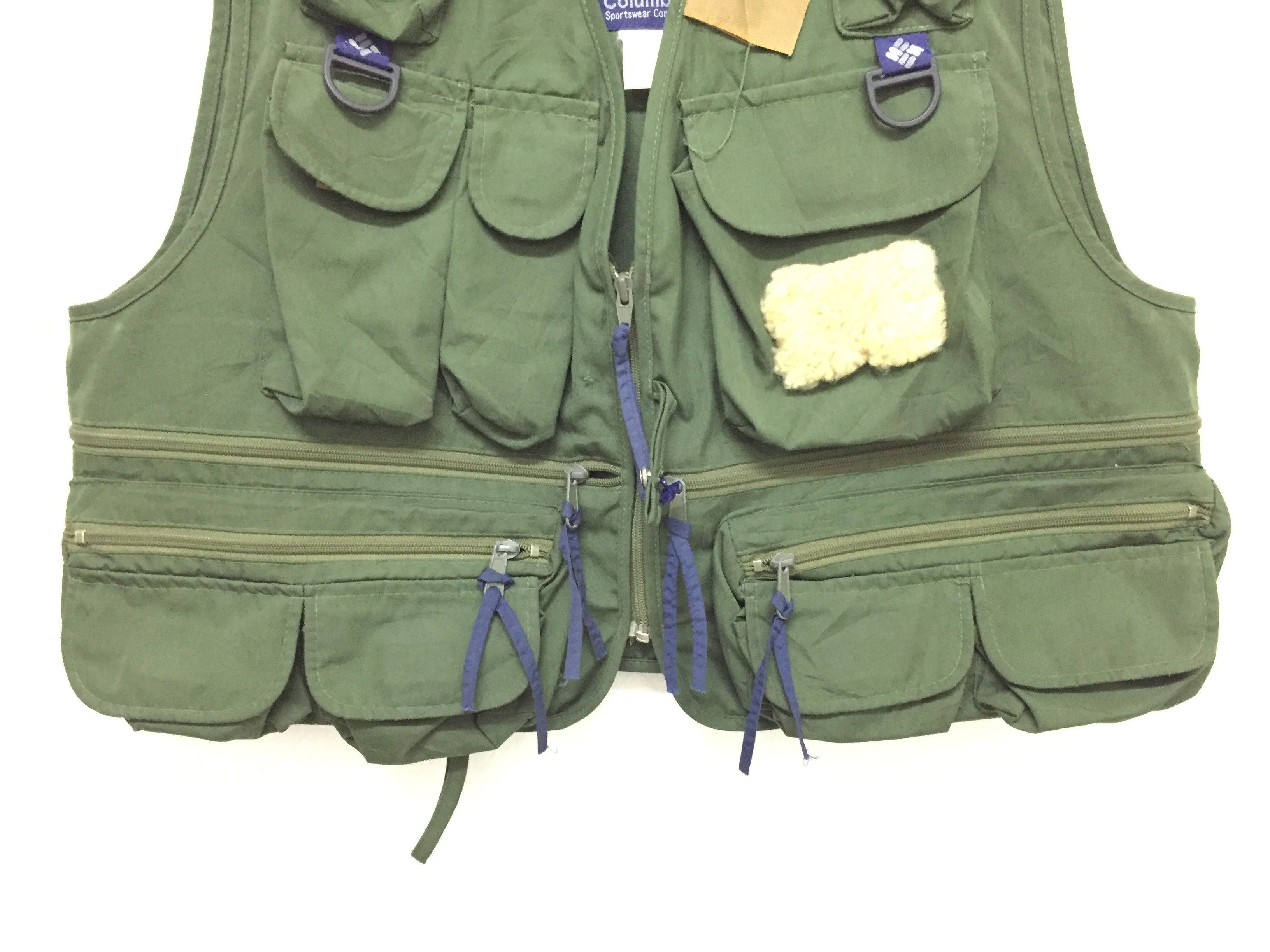 Columbia × Vintage 90's Columbia tactical vest backpack jacket Size US S / EU 44-46 / 1 - 4 Thumbnail