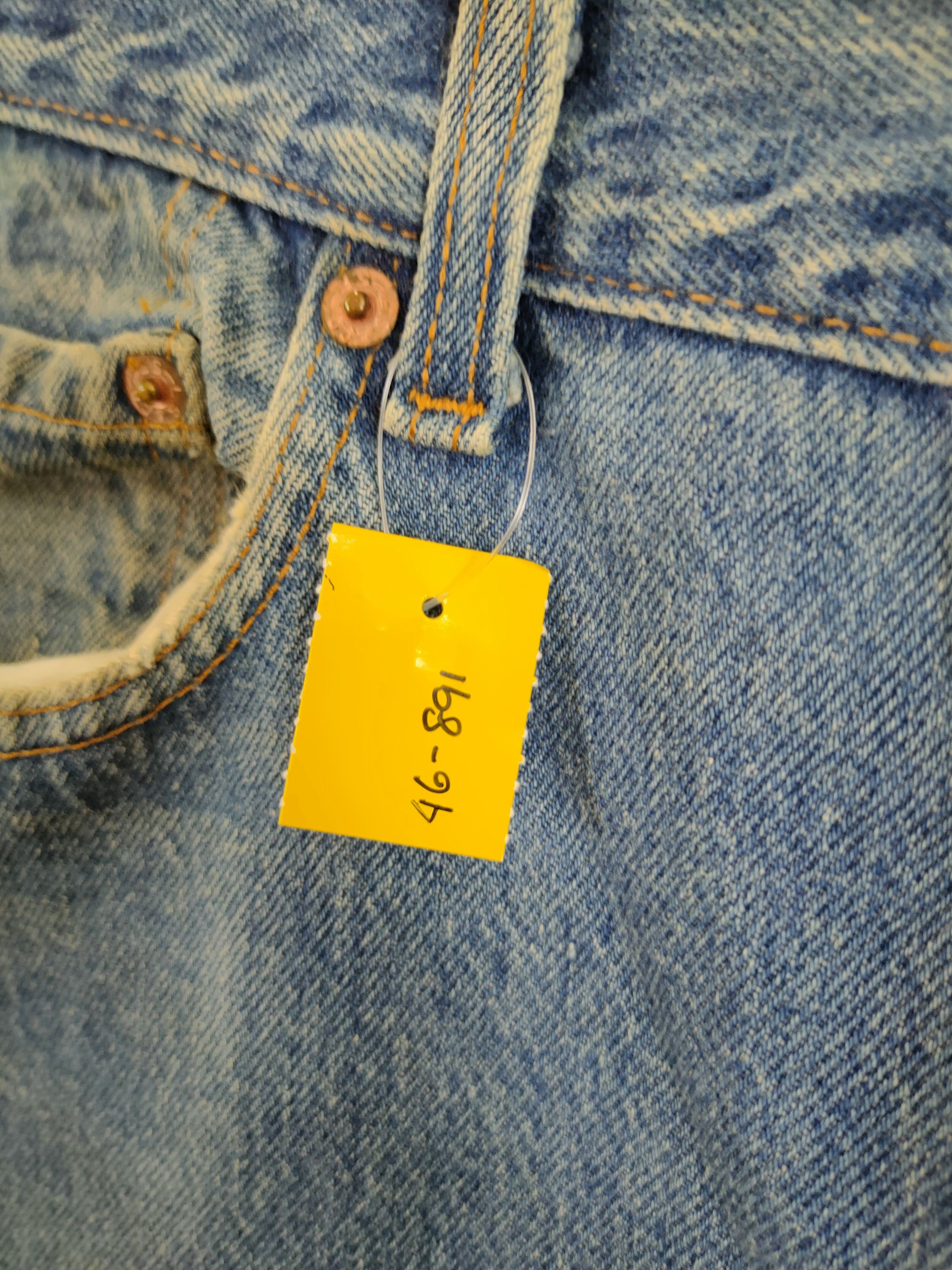 Levi's DL Levis 501xx distressed faded vintage denim pants #46-891 Size US 33 - 5 Thumbnail