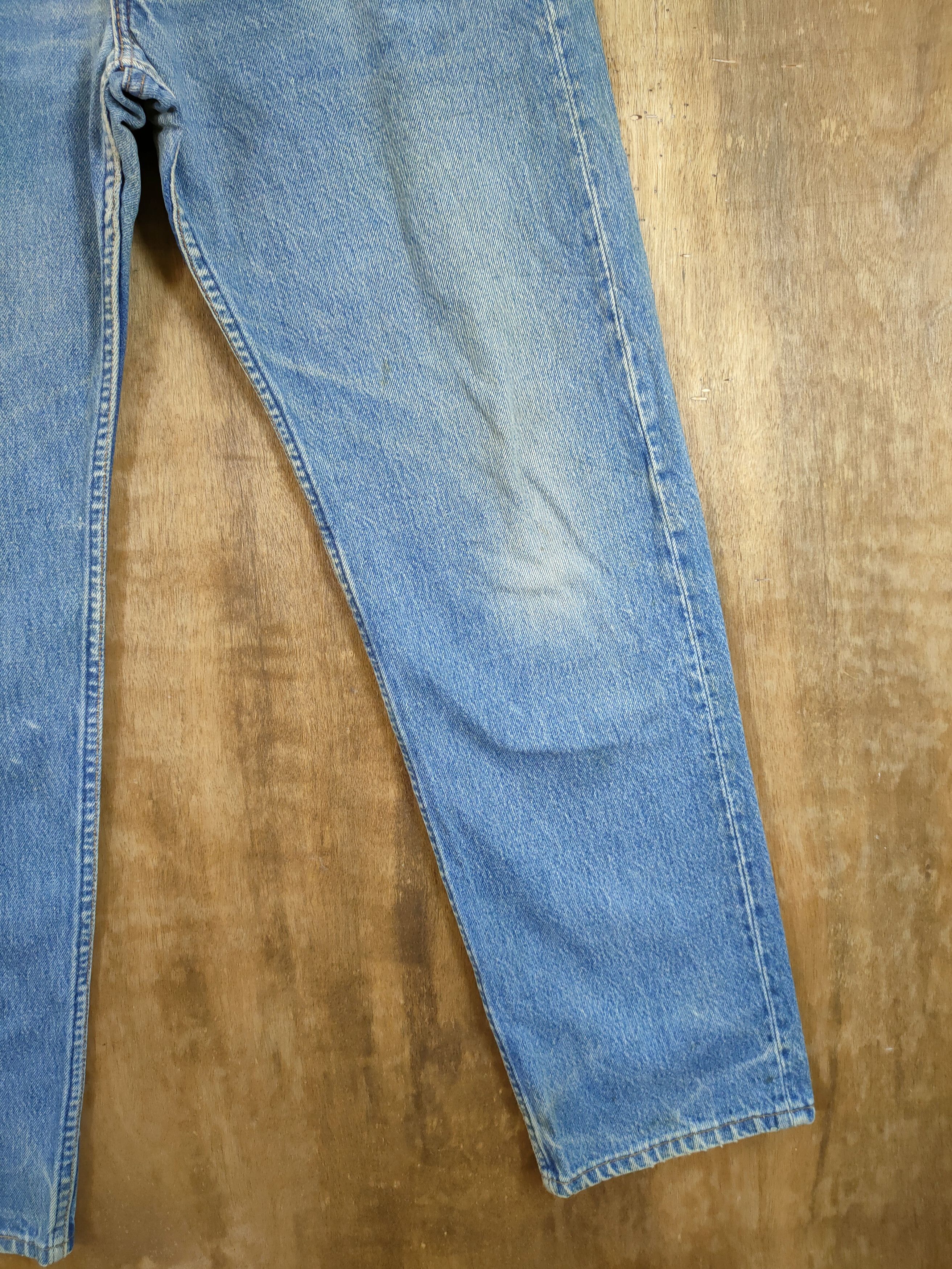 Levi's DL Levis 501xx distressed faded vintage denim pants #46-891 Size US 33 - 3 Thumbnail
