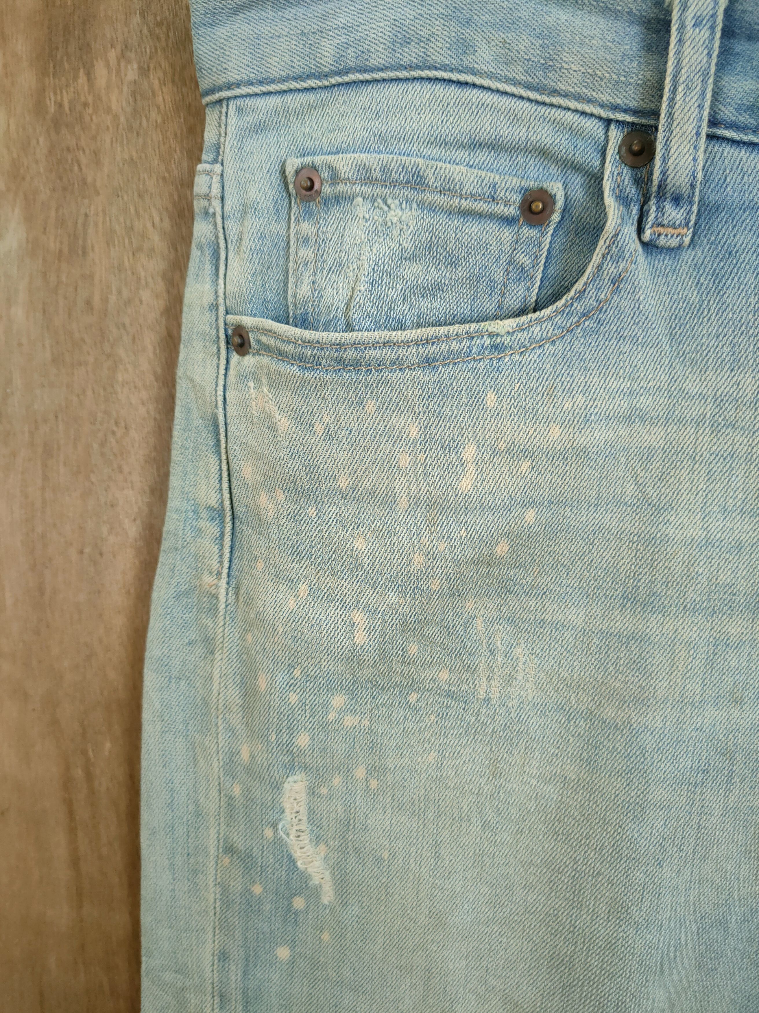 Uniqlo uniqlo distressed denim dirty style vintage pants #46-775 Size US 34 / EU 50 - 6 Thumbnail