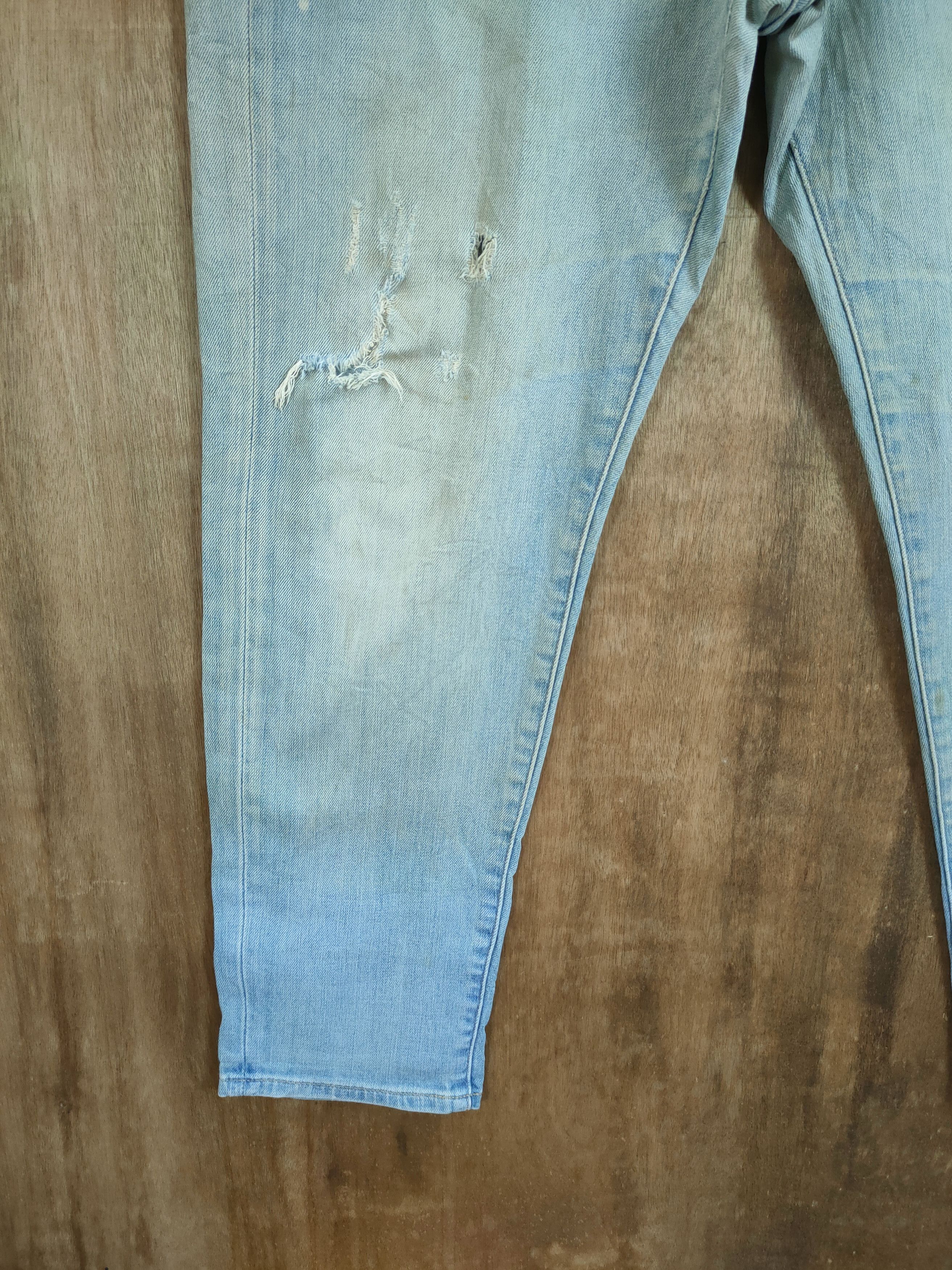 Uniqlo uniqlo distressed denim dirty style vintage pants #46-775 Size US 34 / EU 50 - 3 Thumbnail
