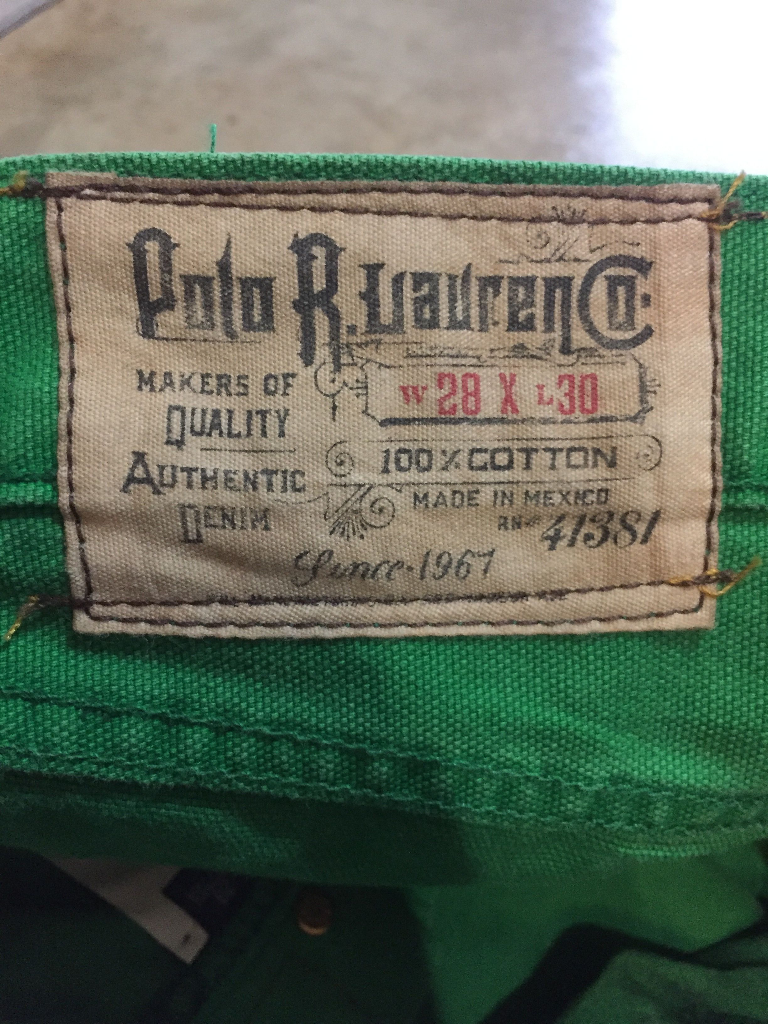 Polo Ralph Lauren Polo Ralph Lauren RAW denim pants Size US 30 / EU 46 - 6 Thumbnail