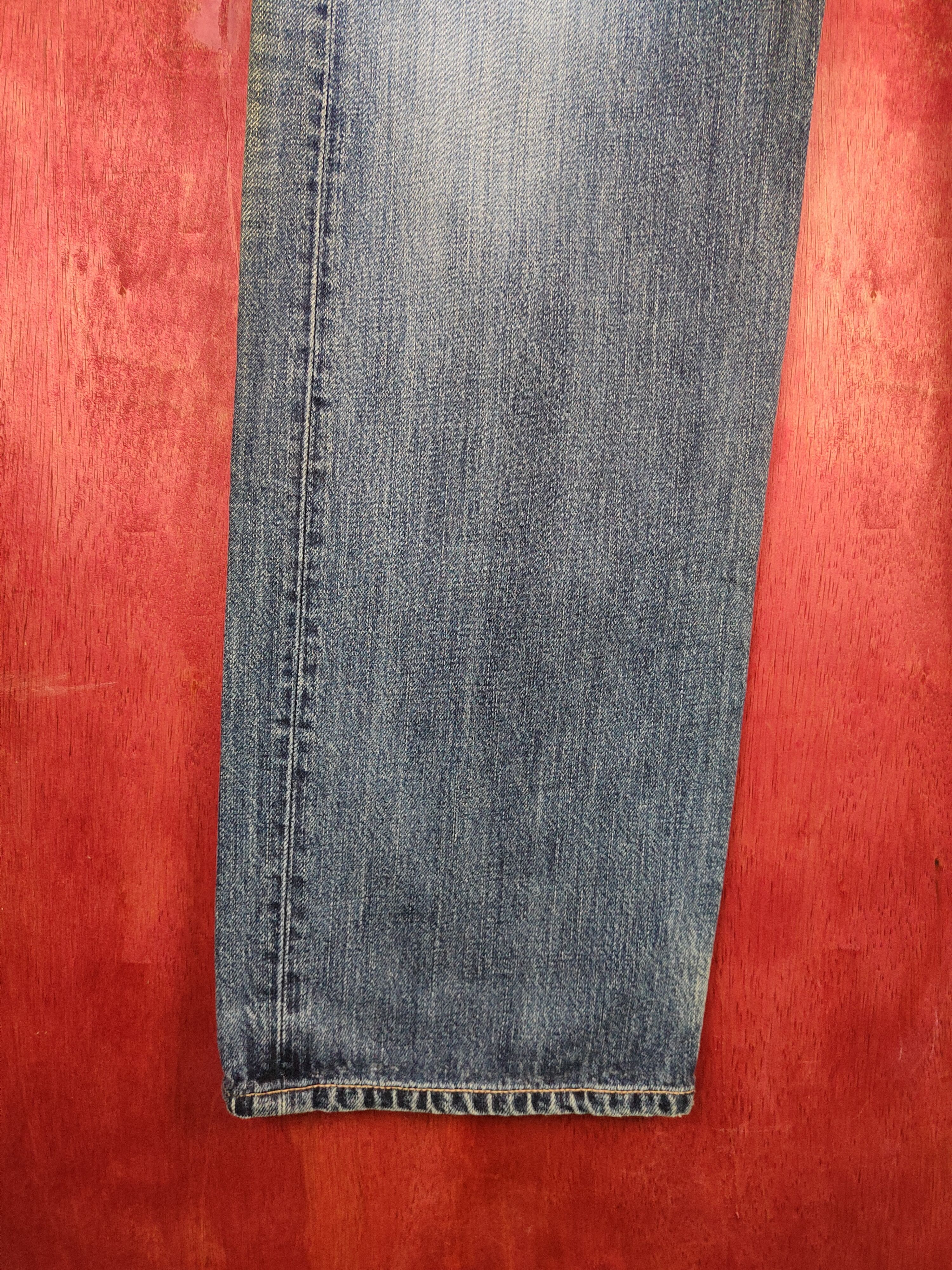 Japanese Brand DL Naminoritatsujin Japan Dragon Ripped Denim #S608 Size US 34 / EU 50 - 4 Thumbnail