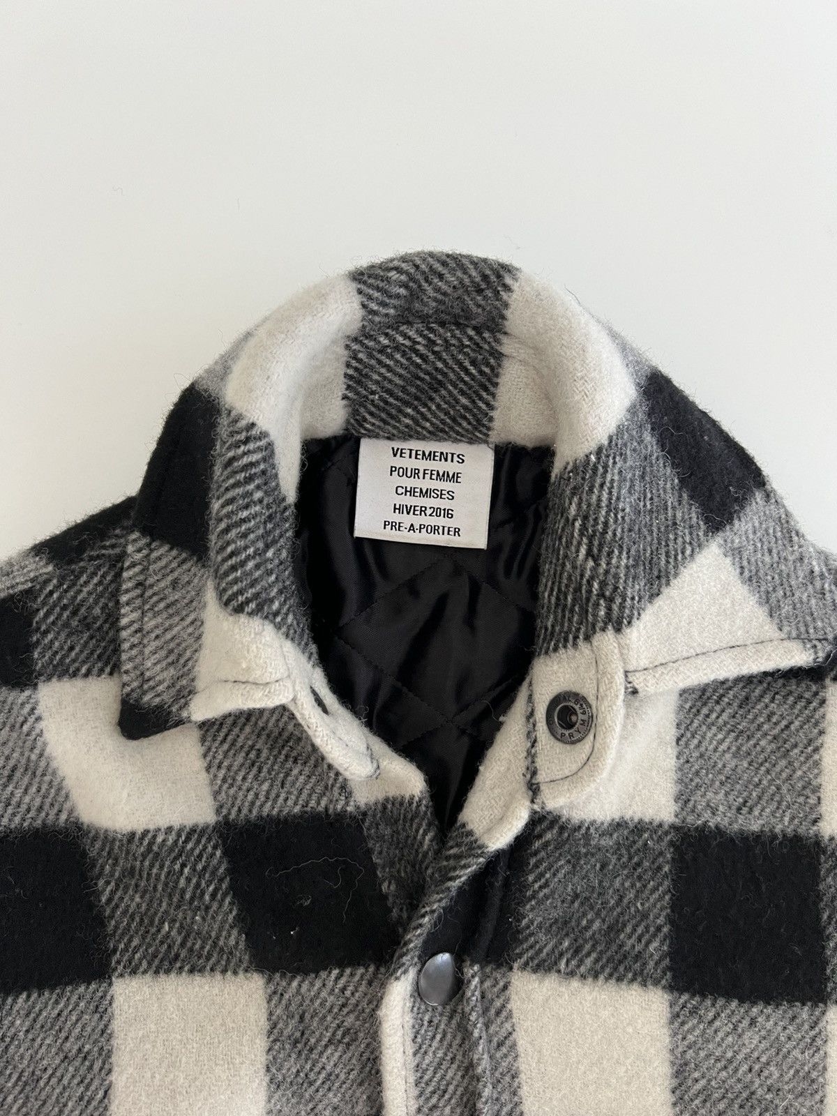 Vetements Vetements FW16 Plaid Flannel Shirt Size US S / EU 44-46 / 1 - 5 Thumbnail
