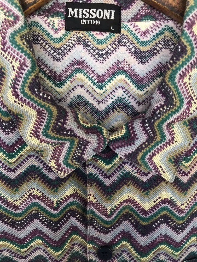 Missoni × Vintage Vintage Missoni Italy Shirt Button Size US L / EU 52-54 / 3 - 6 Thumbnail