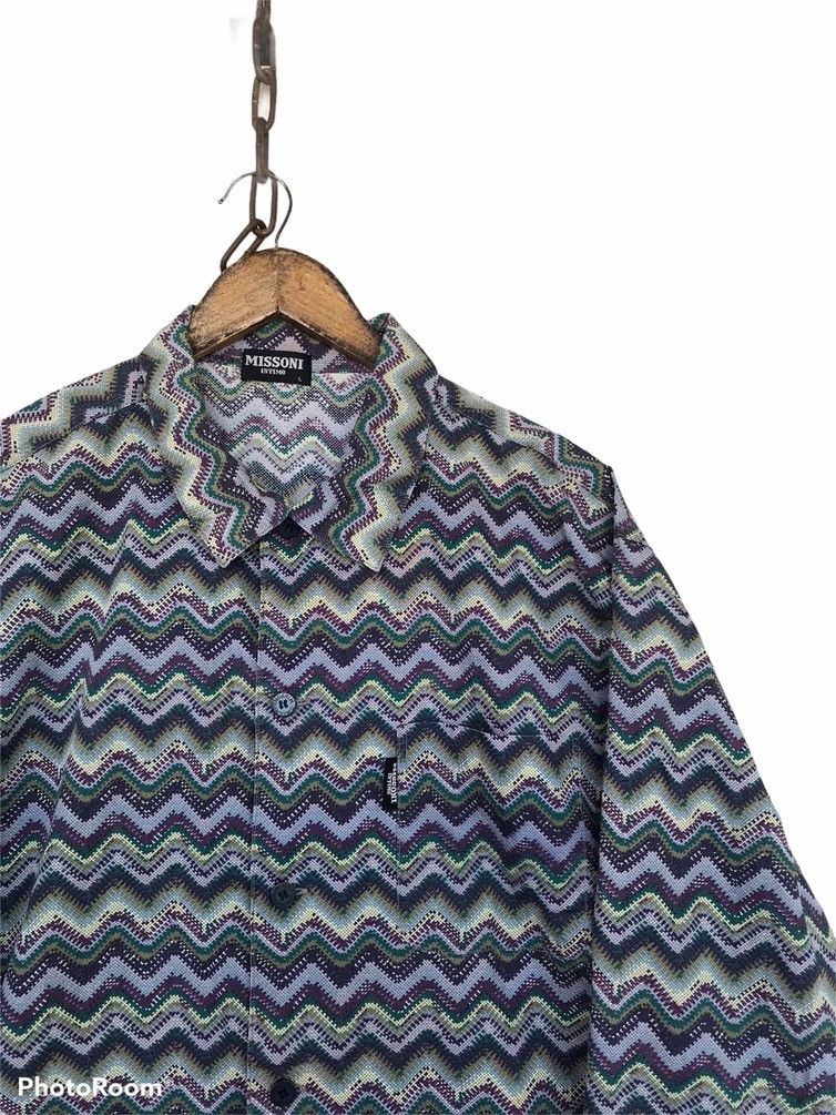 Missoni × Vintage Vintage Missoni Italy Shirt Button Size US L / EU 52-54 / 3 - 2 Thumbnail