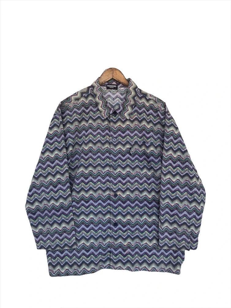 Missoni × Vintage Vintage Missoni Italy Shirt Button Size US L / EU 52-54 / 3 - 1 Thumbnail