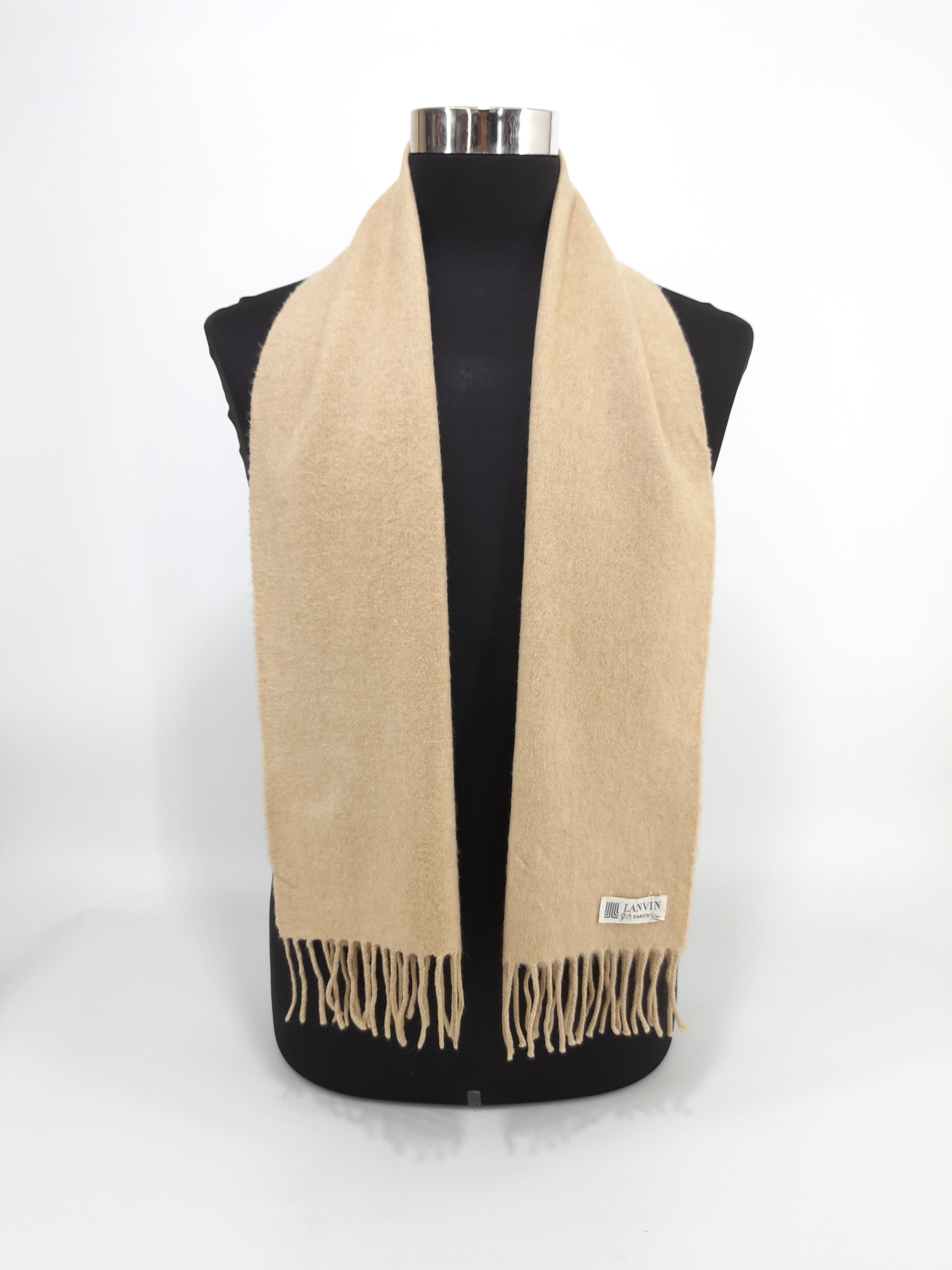 Lanvin Paris Cashmere Scarf Muffler Neckwear MFB228