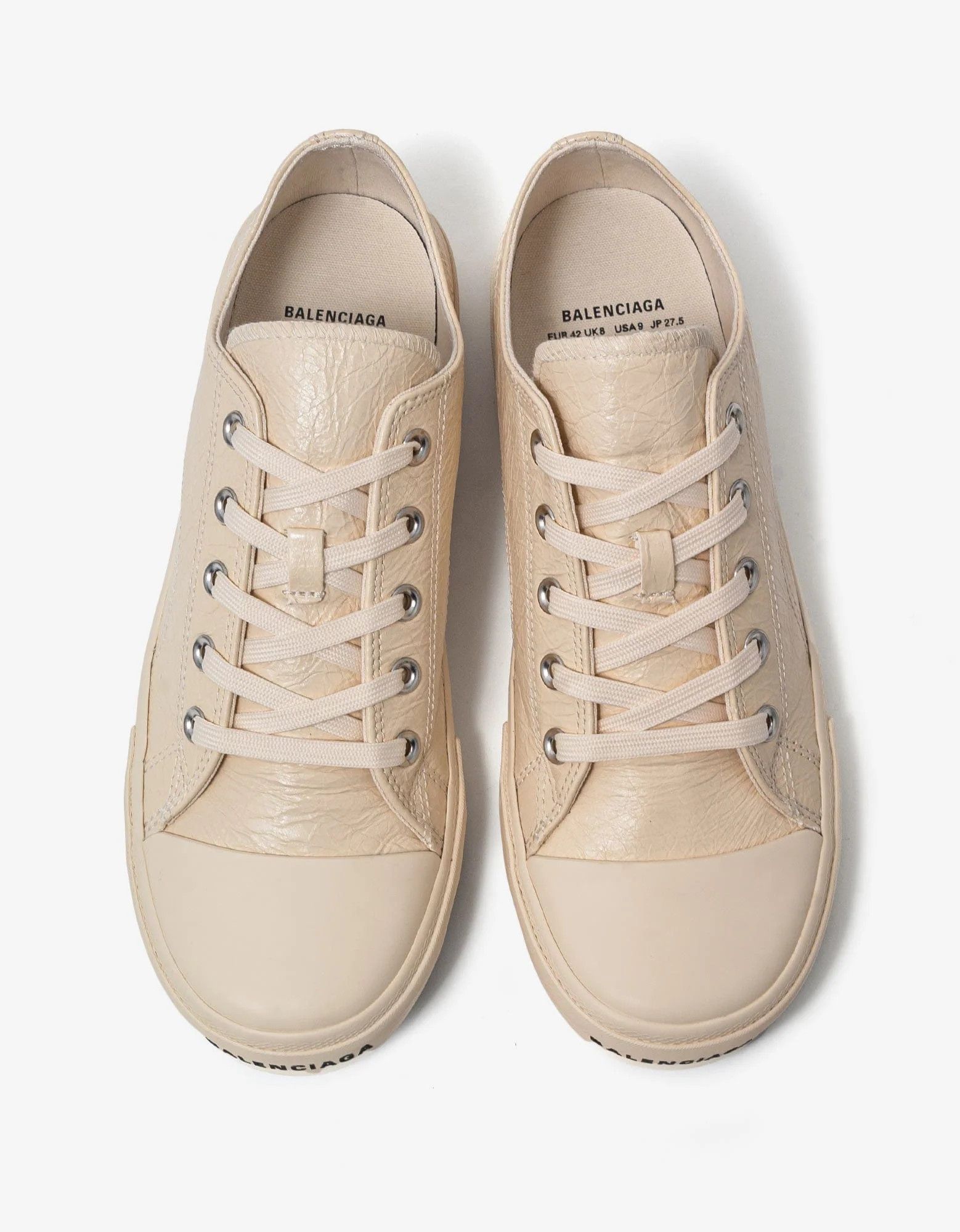 Balenciaga Off White Paris Low Top Trainers Size US 7 / EU 40 - 5 Thumbnail
