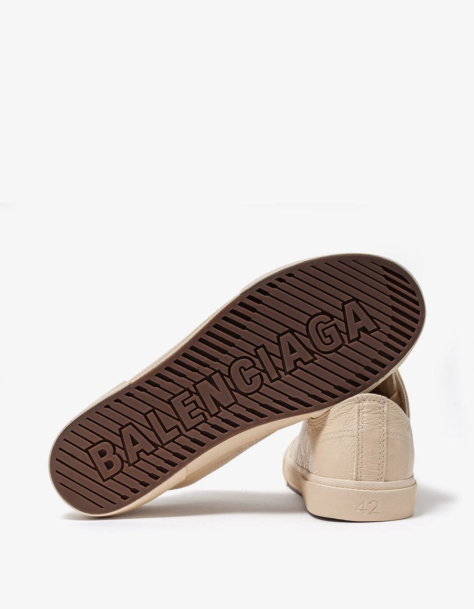 Balenciaga Off White Paris Low Top Trainers Size US 7 / EU 40 - 3 Thumbnail