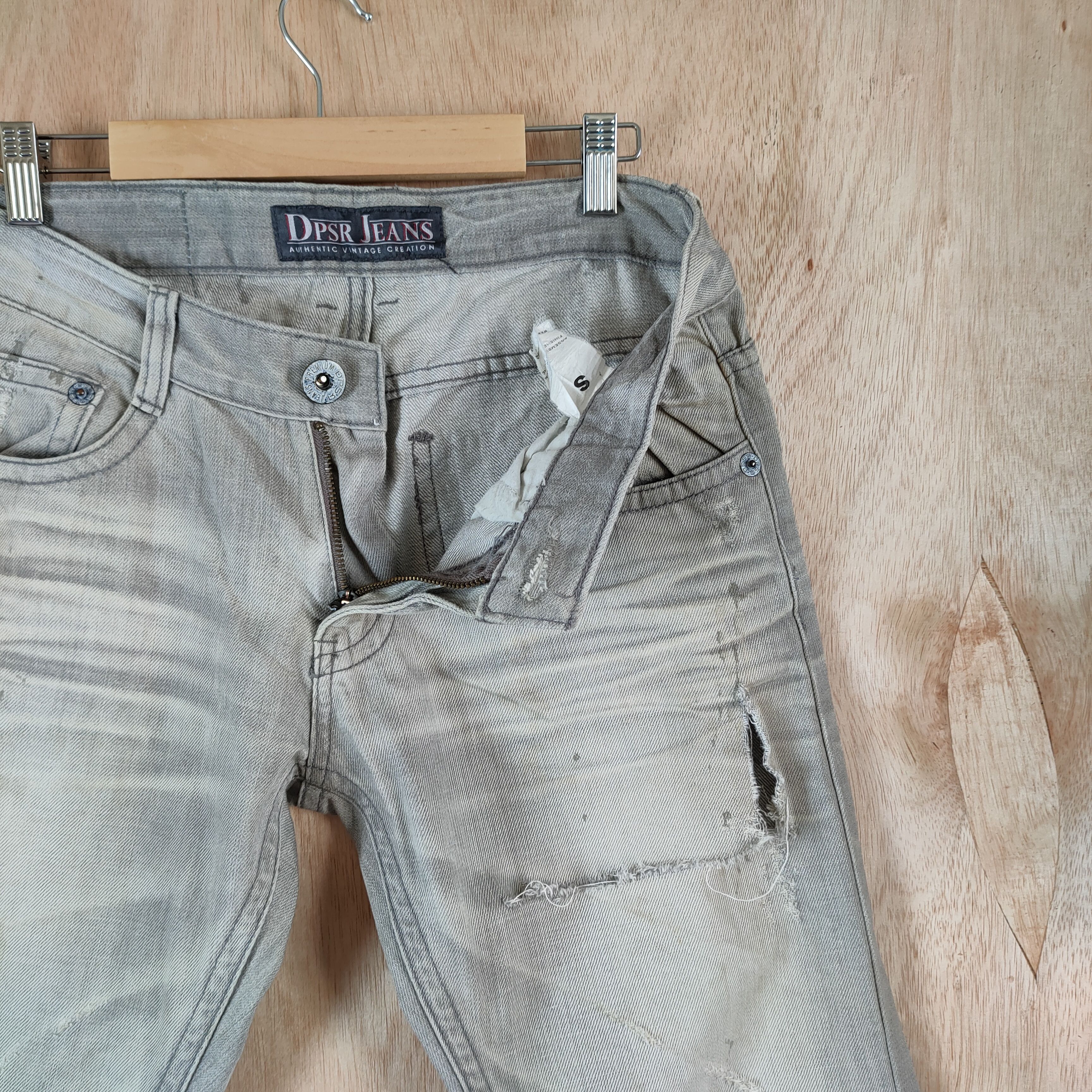 Japanese Brand DPSR JEANS DISTRESSED/FADED DENIM PANTS Size US 30 / EU 46 - 7 Thumbnail