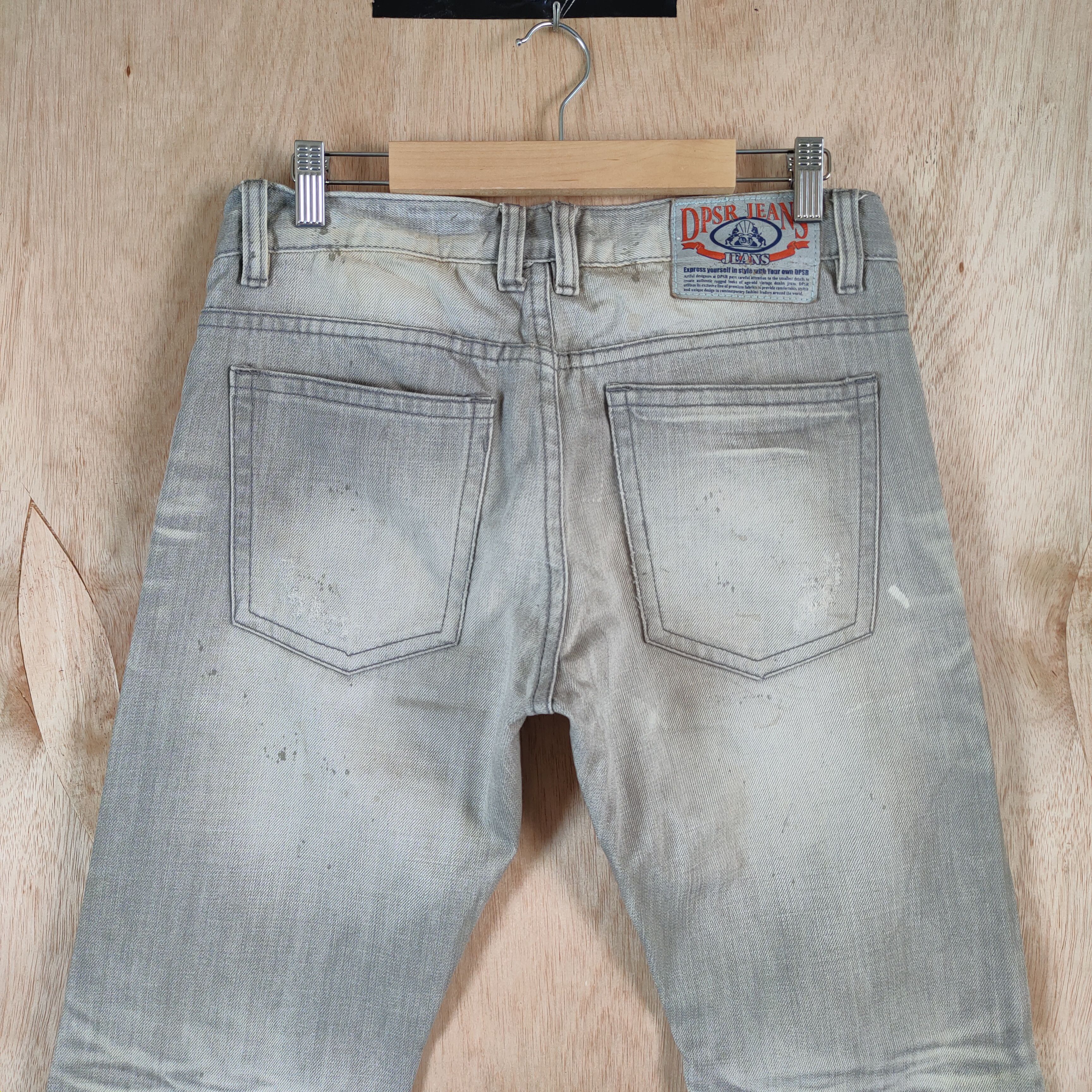 Japanese Brand DPSR JEANS DISTRESSED/FADED DENIM PANTS Size US 30 / EU 46 - 9 Thumbnail