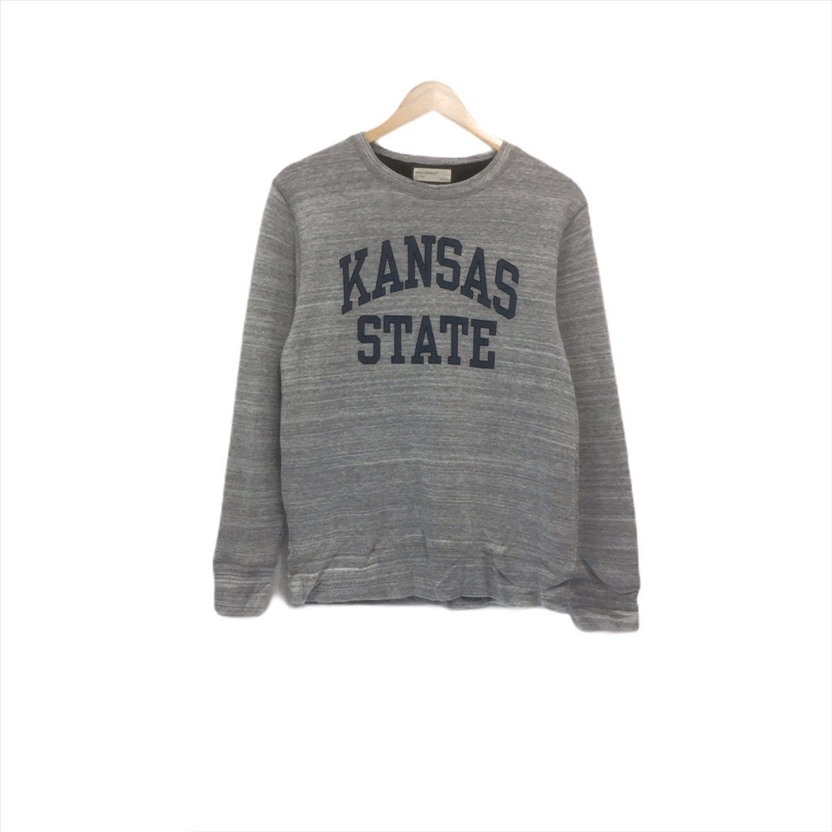 Vintage Vintage KANSAS STATE Big Spellout Logo Sweatshirt Crewneck Size US M / EU 48-50 / 2 - 1 Thumbnail