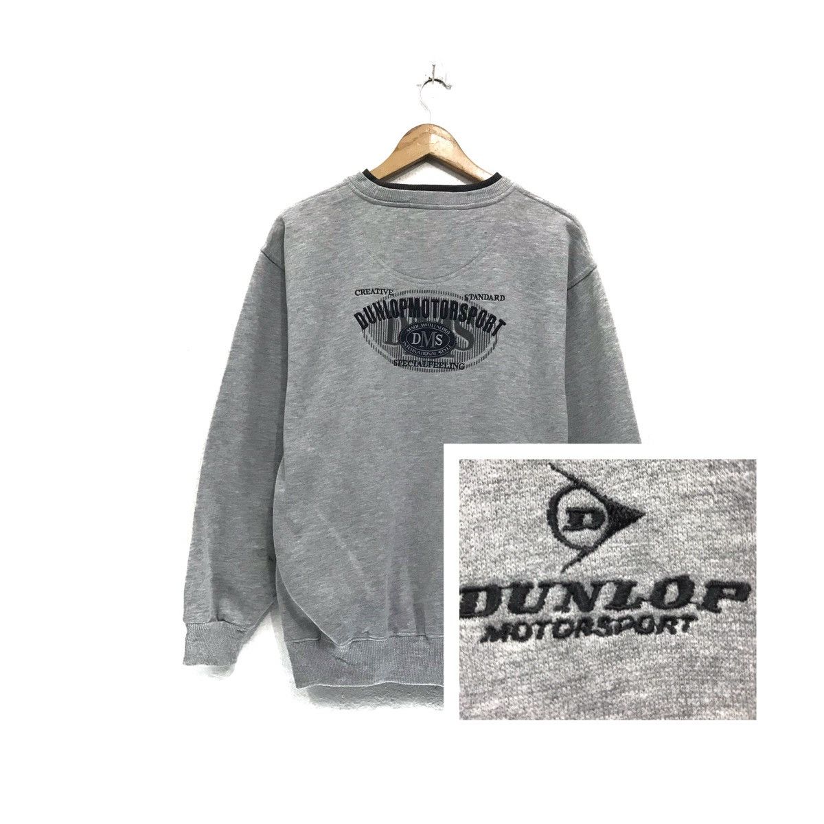 Dunlop × Japanese Brand × Sports Specialties DUNLOP Sweatshirt Crewneck Embroidery BigLogo Spellout Size US M / EU 48-50 / 2 - 1 Thumbnail