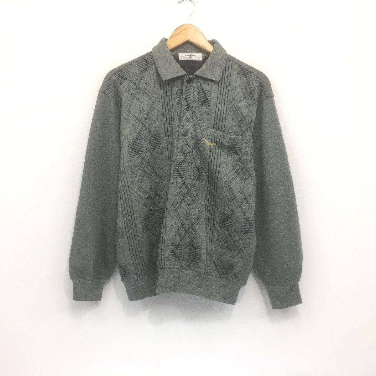 Other × Vintage Vintage Fernand ItalySweatshirt Half Button Jumper Pullover Size US M / EU 48-50 / 2 - 1 Thumbnail