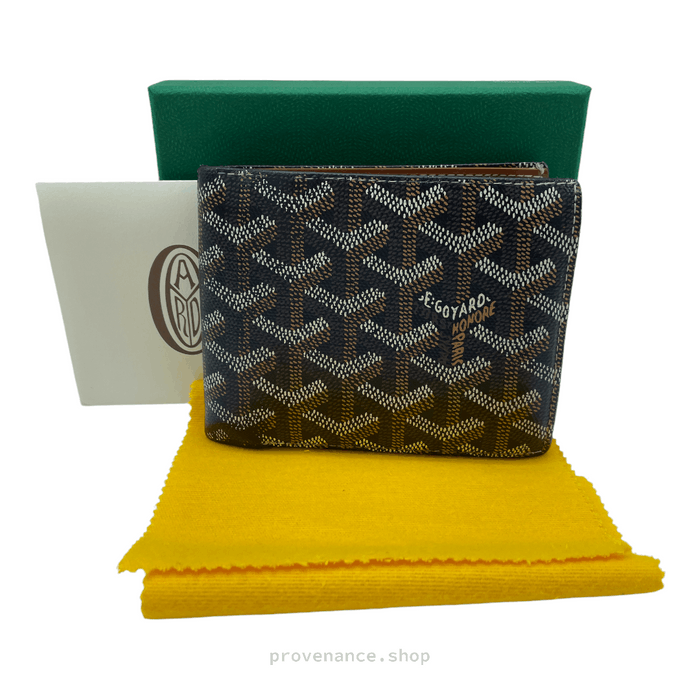 Goyard Saint Sulpice Card Holder Goyardine Black Tan