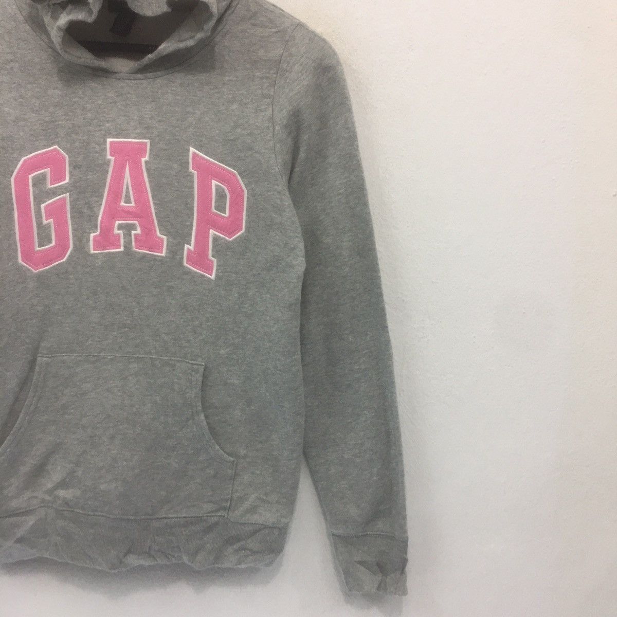 Gap × Vintage Vintage GAP Fullzip Sweater Hoodie Biglogo Emboidery Size US XXS / EU 40 - 4 Thumbnail