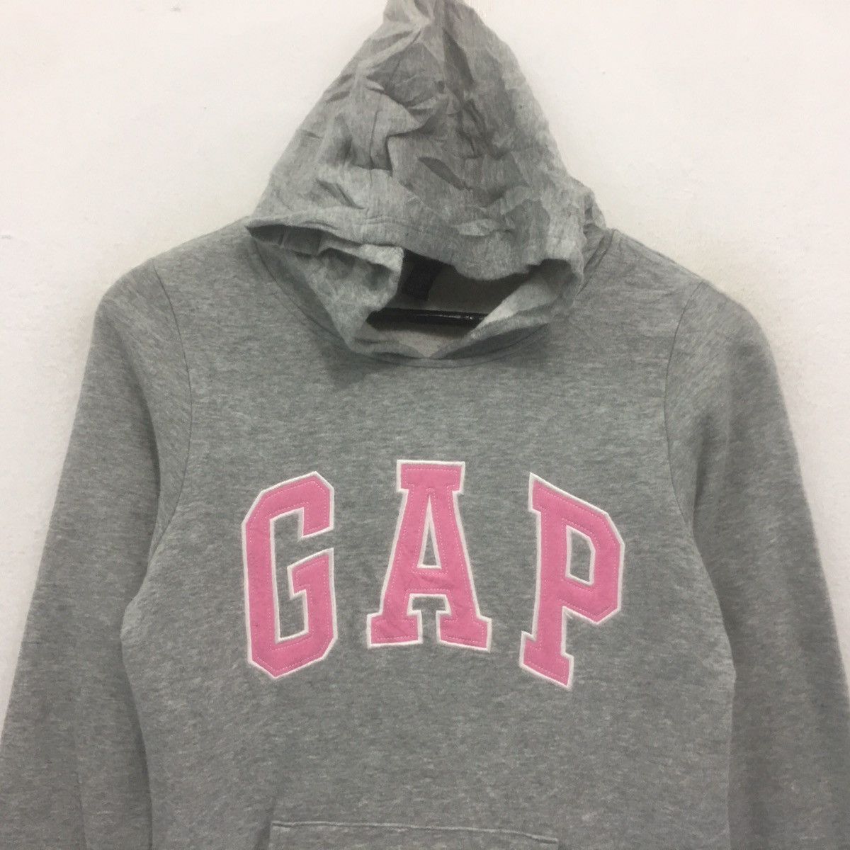 Gap × Vintage Vintage GAP Fullzip Sweater Hoodie Biglogo Emboidery Size US XXS / EU 40 - 2 Thumbnail