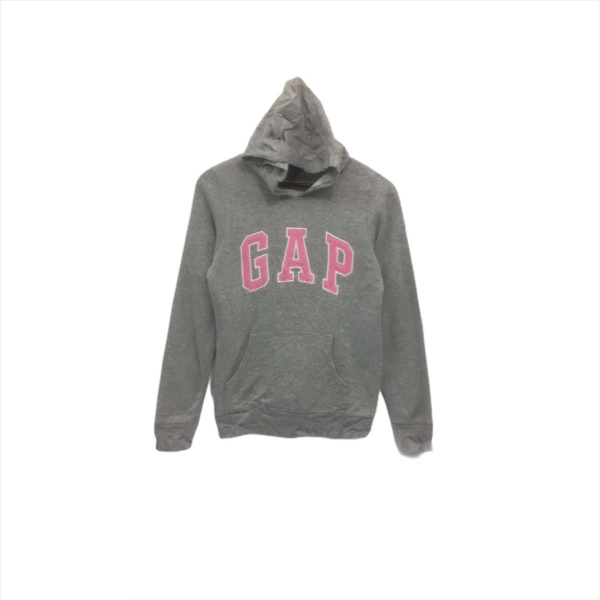 Gap × Vintage Vintage GAP Fullzip Sweater Hoodie Biglogo Emboidery Size US XXS / EU 40 - 1 Thumbnail