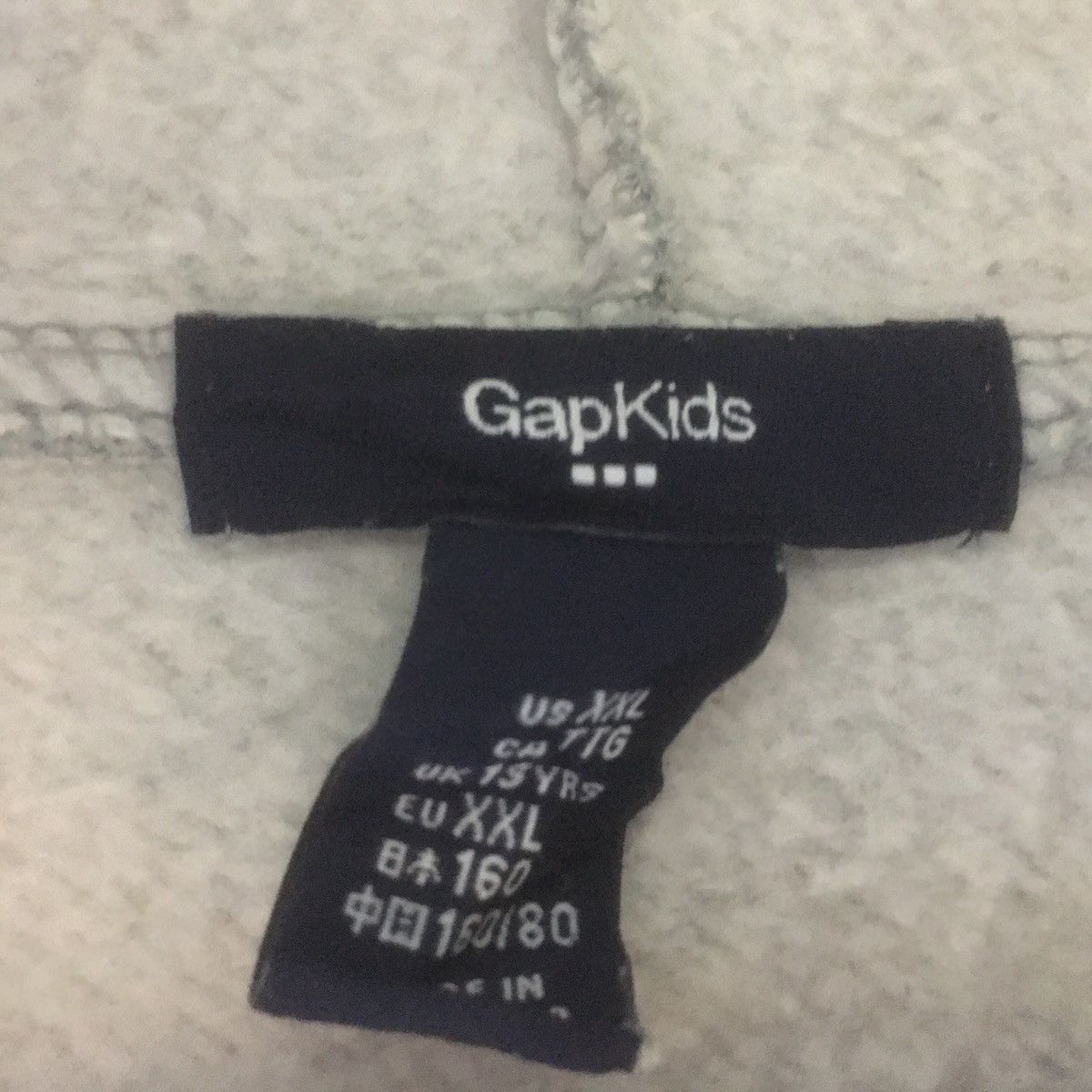 Gap × Vintage Vintage GAP Fullzip Sweater Hoodie Biglogo Emboidery Size US XXS / EU 40 - 6 Thumbnail