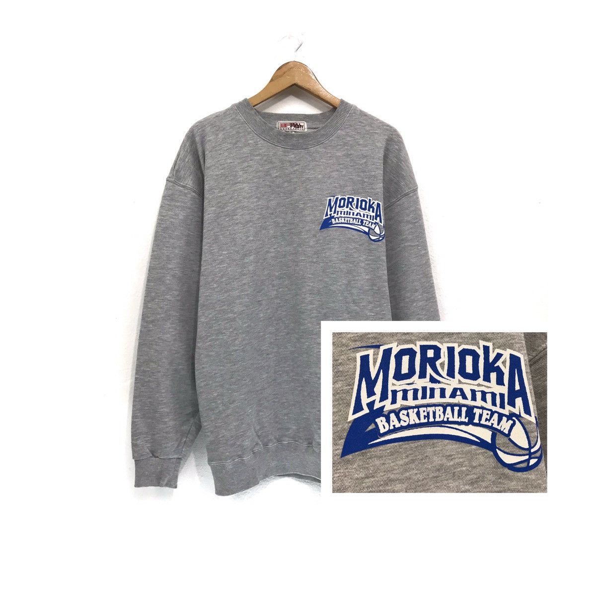 Japanese Brand × NBA × Vintage Bullfight Basketball Sweatshirt Morioka Minami Basketball Size US L / EU 52-54 / 3 - 1 Thumbnail