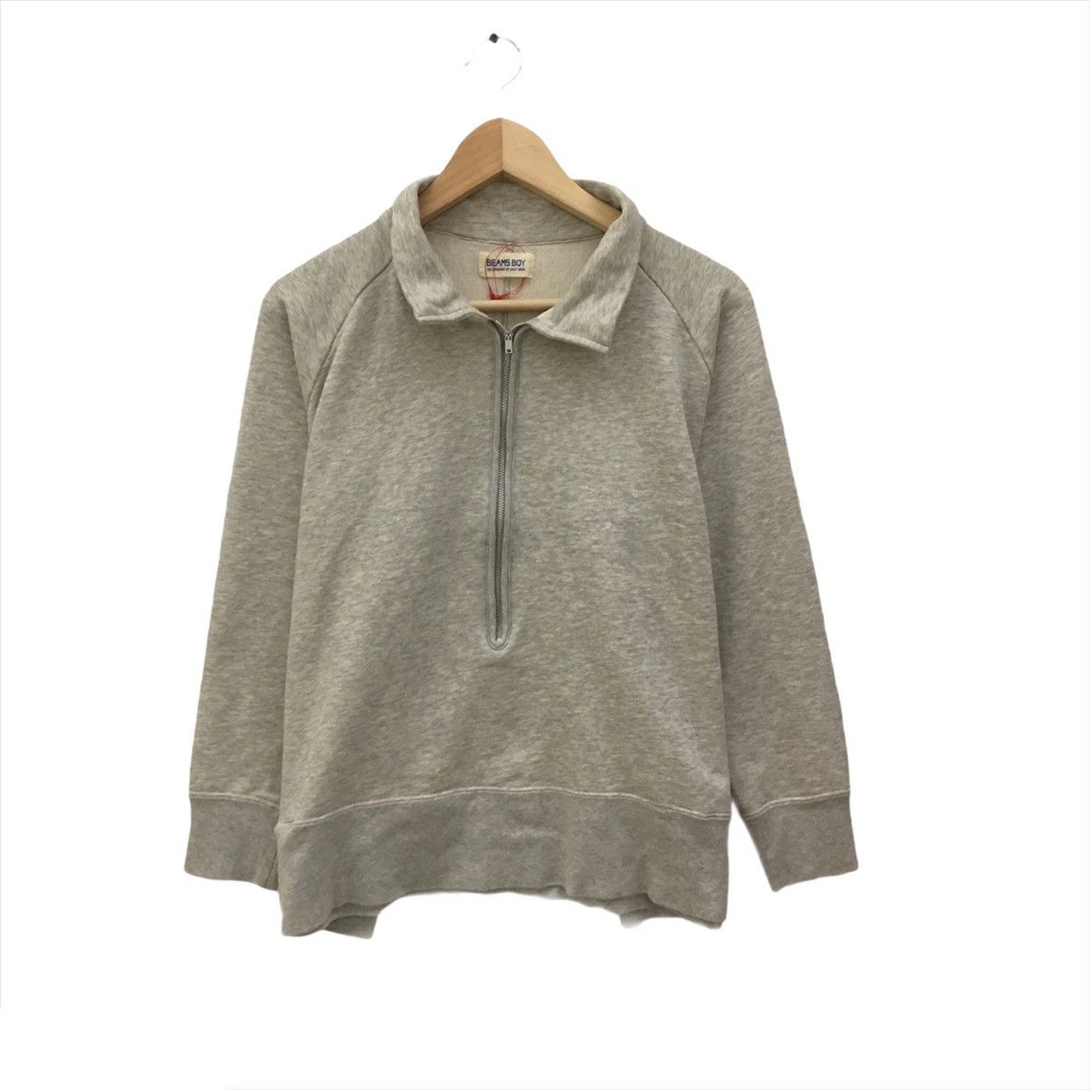 Beams Plus × Japanese Brand Vintage Beams Boy HalfZip Sweatshirt Size US M / EU 48-50 / 2 - 3 Thumbnail